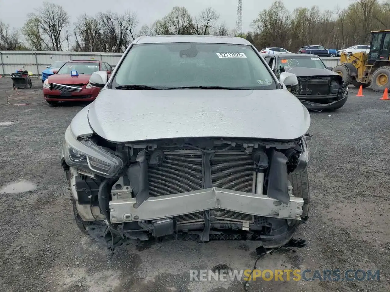5 Photograph of a damaged car 5N1DL0MN1KC535141 INFINITI QX60 2019