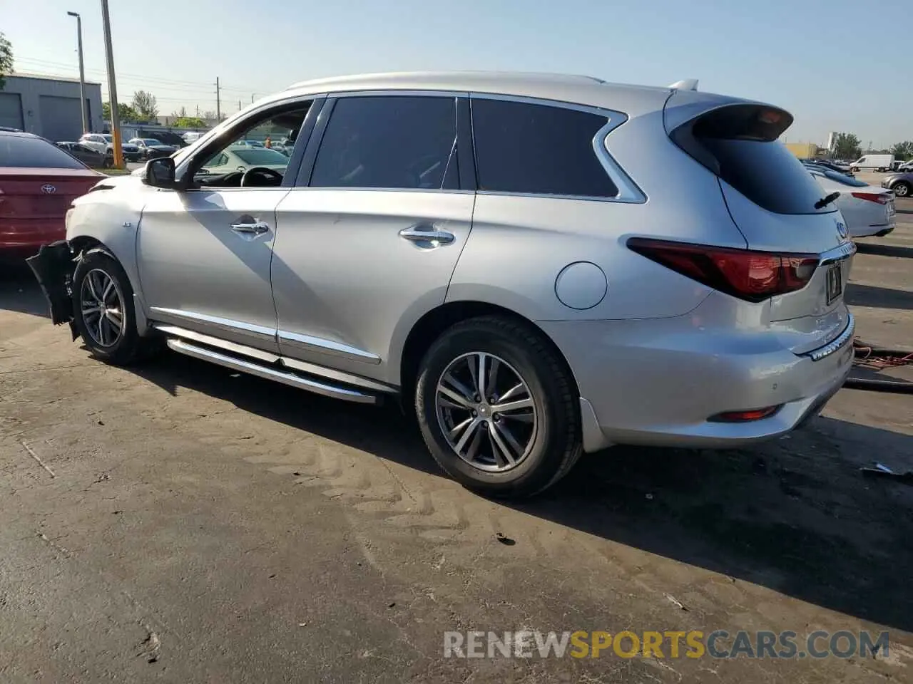 2 Photograph of a damaged car 5N1DL0MN2KC500690 INFINITI QX60 2019