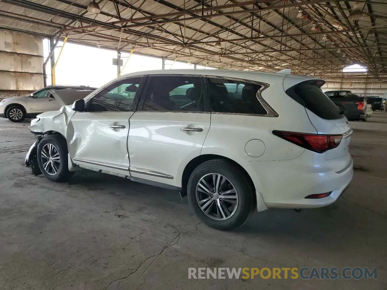 2 Photograph of a damaged car 5N1DL0MN2KC503153 INFINITI QX60 2019