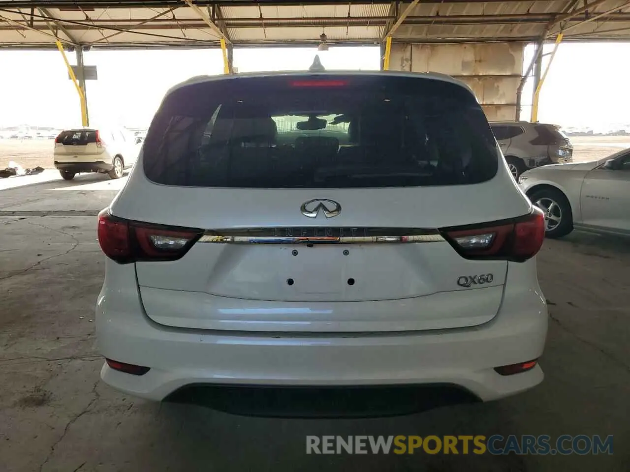 6 Photograph of a damaged car 5N1DL0MN2KC503153 INFINITI QX60 2019
