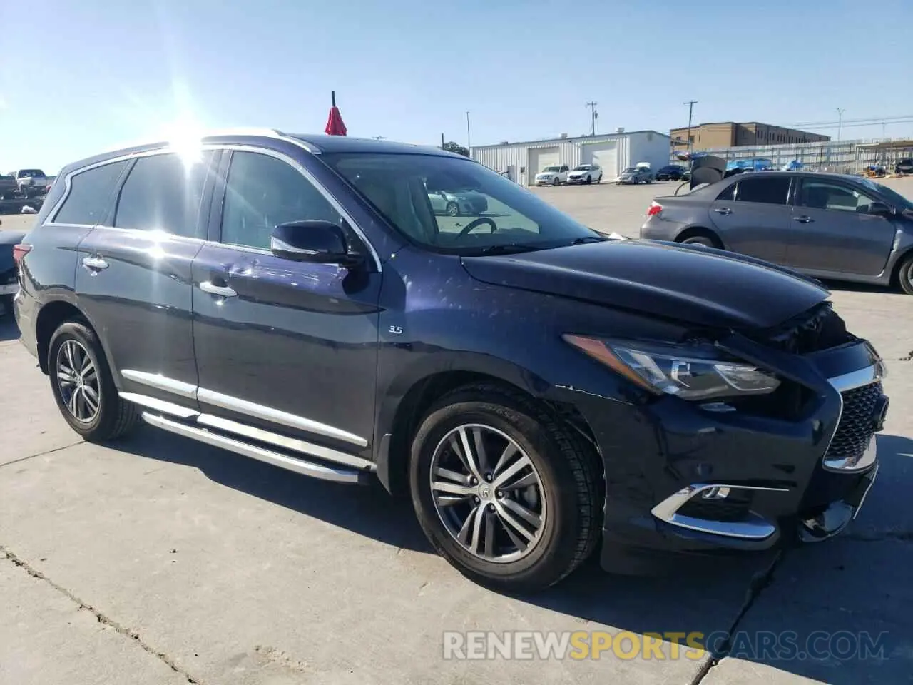 4 Фотография поврежденного автомобиля 5N1DL0MN2KC507235 INFINITI QX60 2019