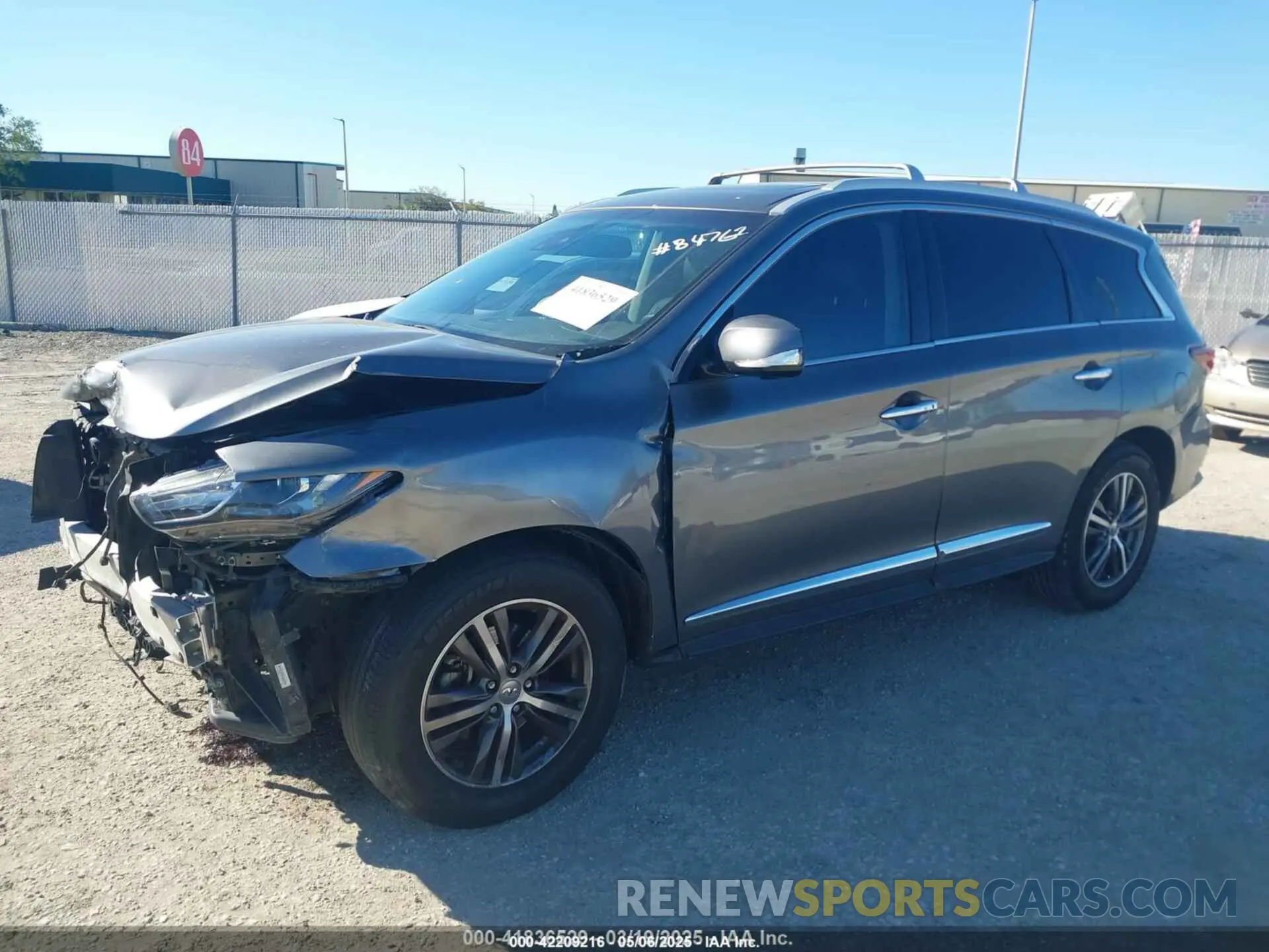2 Фотография поврежденного автомобиля 5N1DL0MN2KC560968 INFINITI QX60 2019
