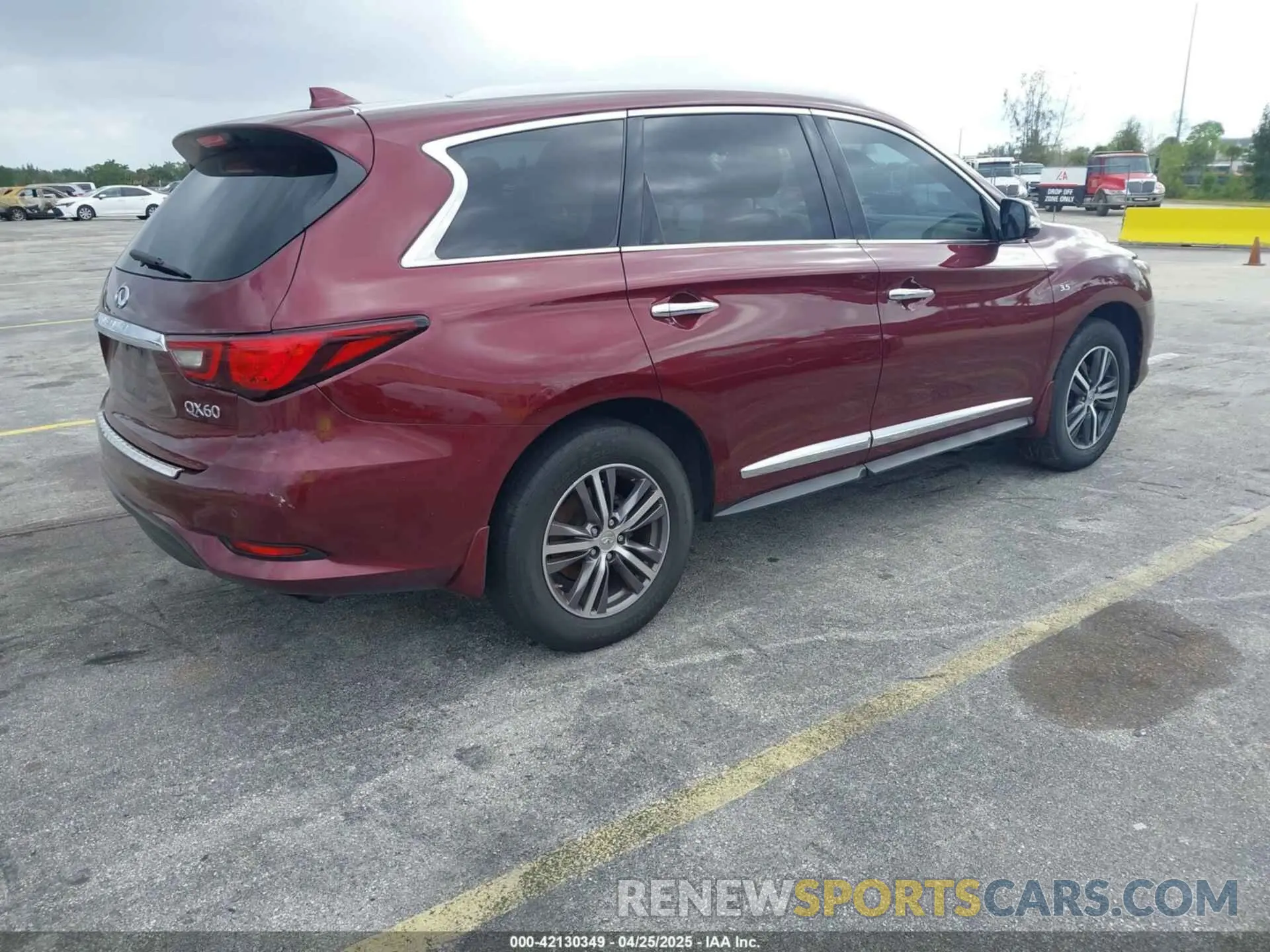4 Фотография поврежденного автомобиля 5N1DL0MN3KC502044 INFINITI QX60 2019