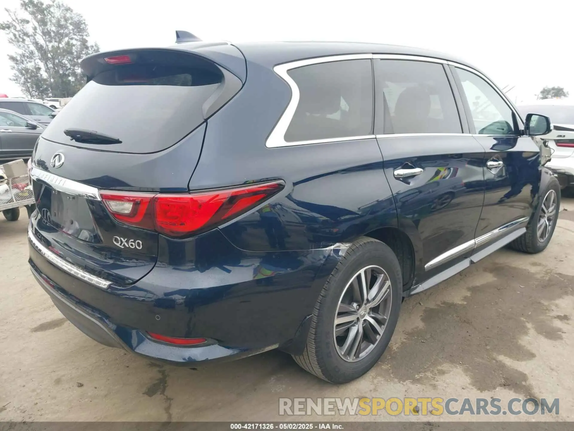 4 Фотография поврежденного автомобиля 5N1DL0MN3KC558730 INFINITI QX60 2019