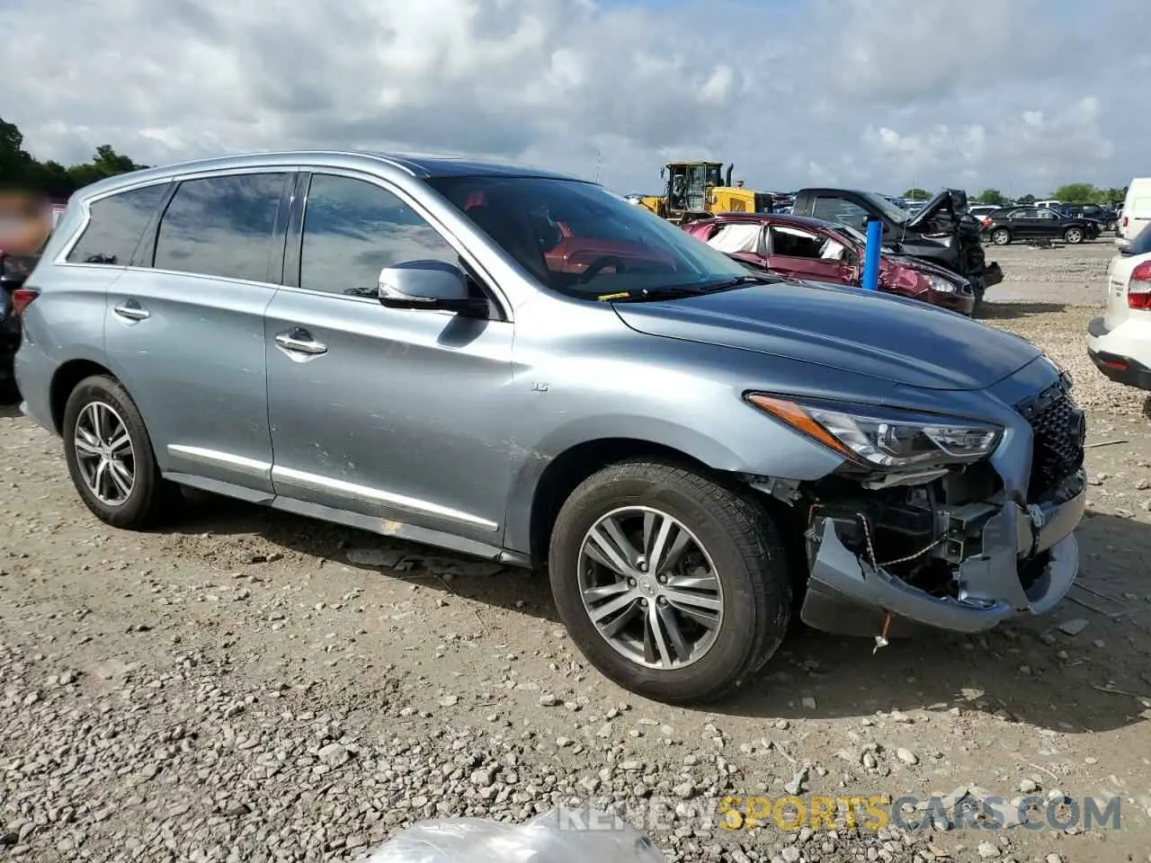 4 Photograph of a damaged car 5N1DL0MN3KC560543 INFINITI QX60 2019