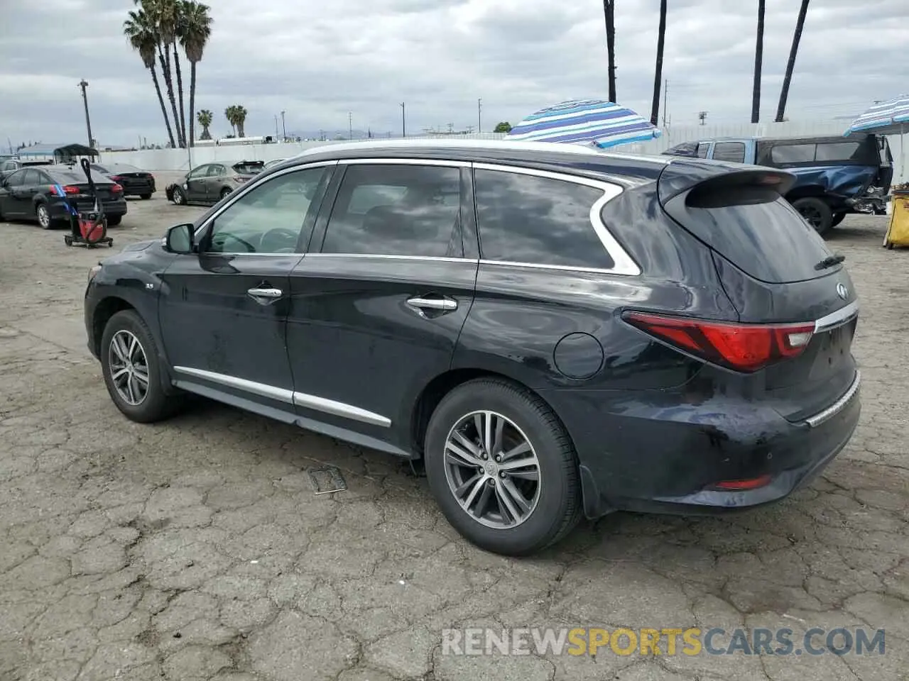 2 Photograph of a damaged car 5N1DL0MN4KC551544 INFINITI QX60 2019