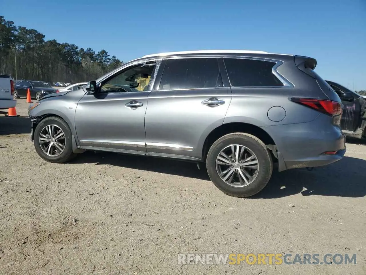 2 Photograph of a damaged car 5N1DL0MN6KC549083 INFINITI QX60 2019