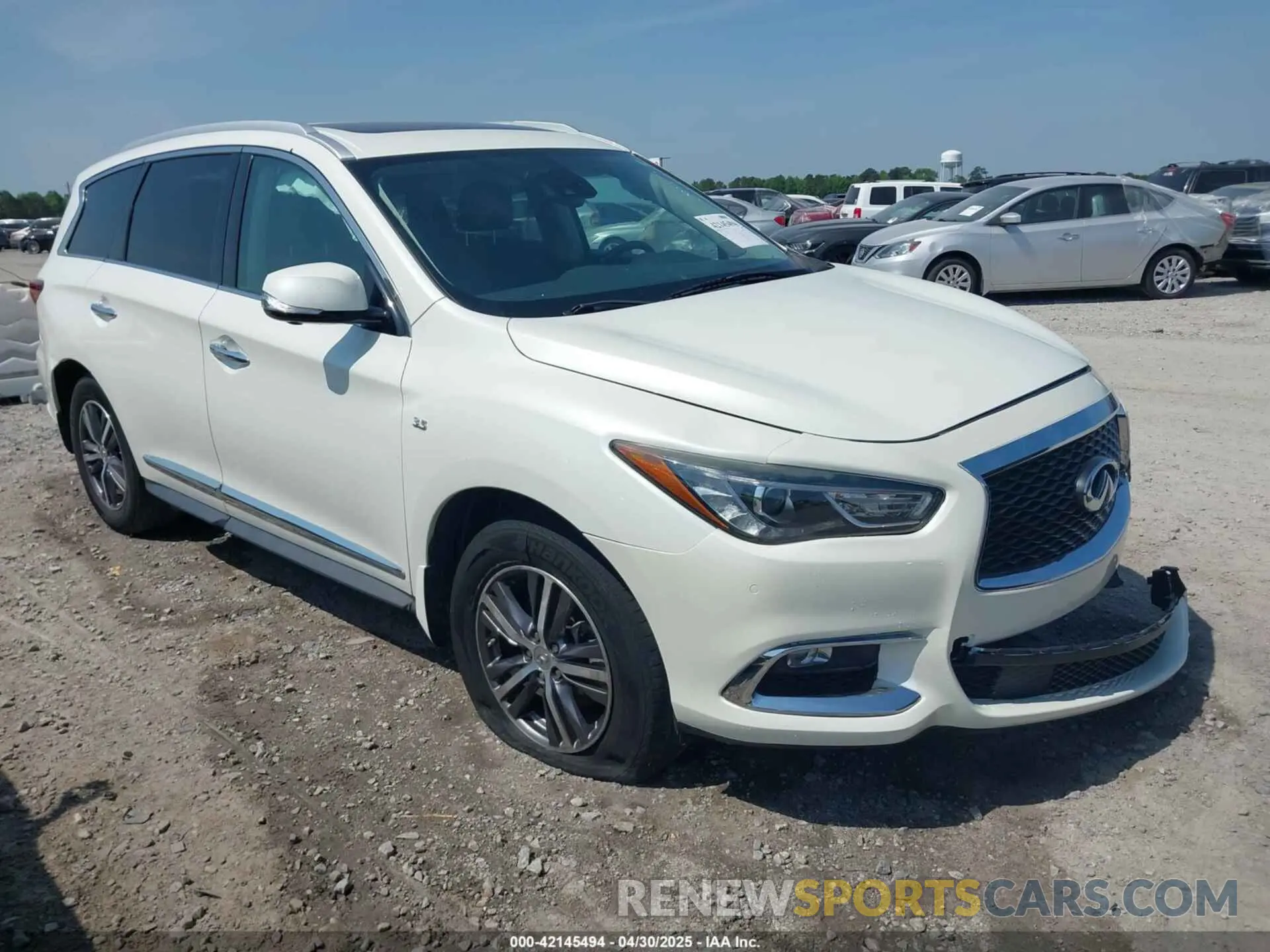 1 Photograph of a damaged car 5N1DL0MN7KC501009 INFINITI QX60 2019