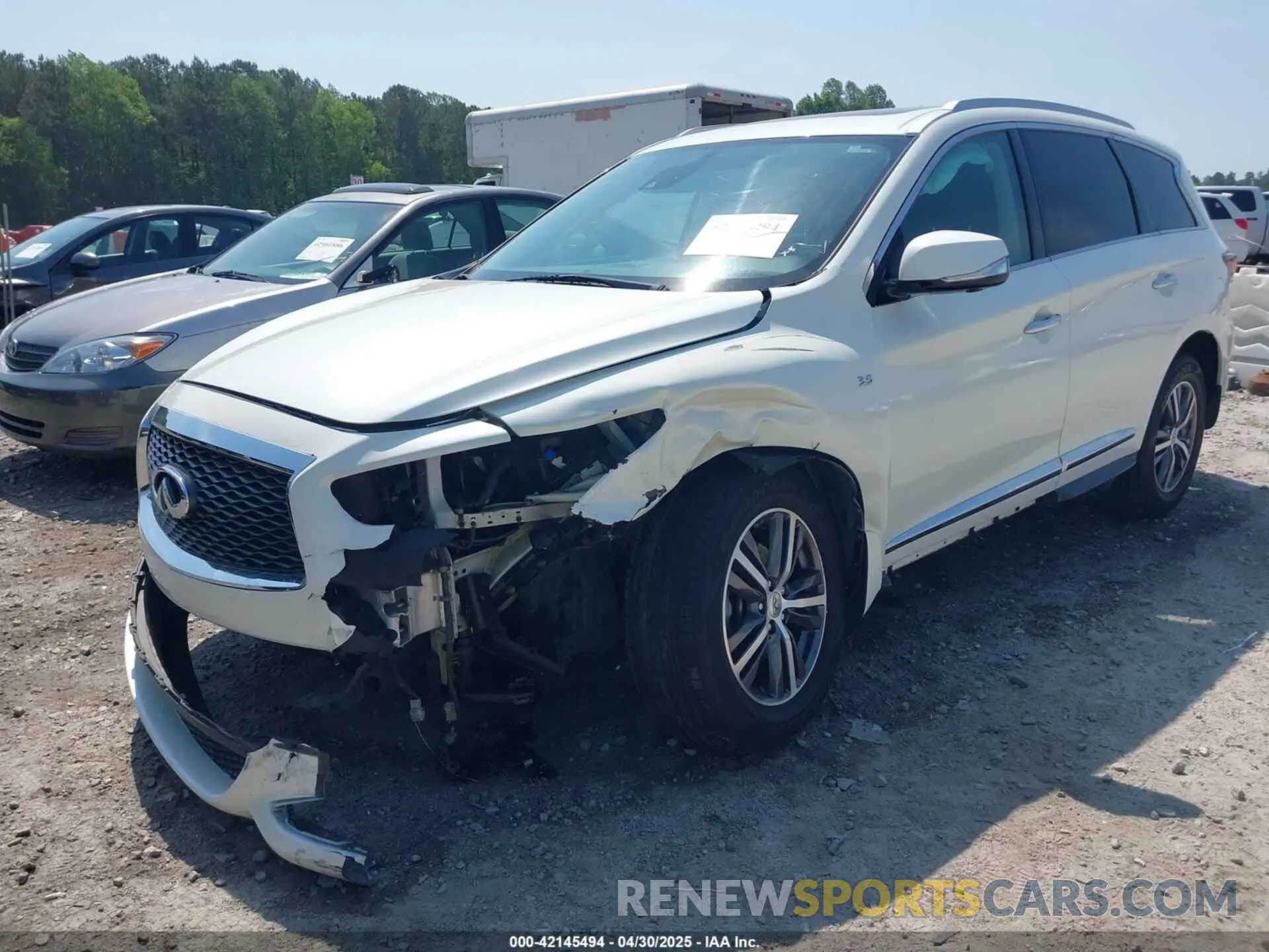 2 Photograph of a damaged car 5N1DL0MN7KC501009 INFINITI QX60 2019