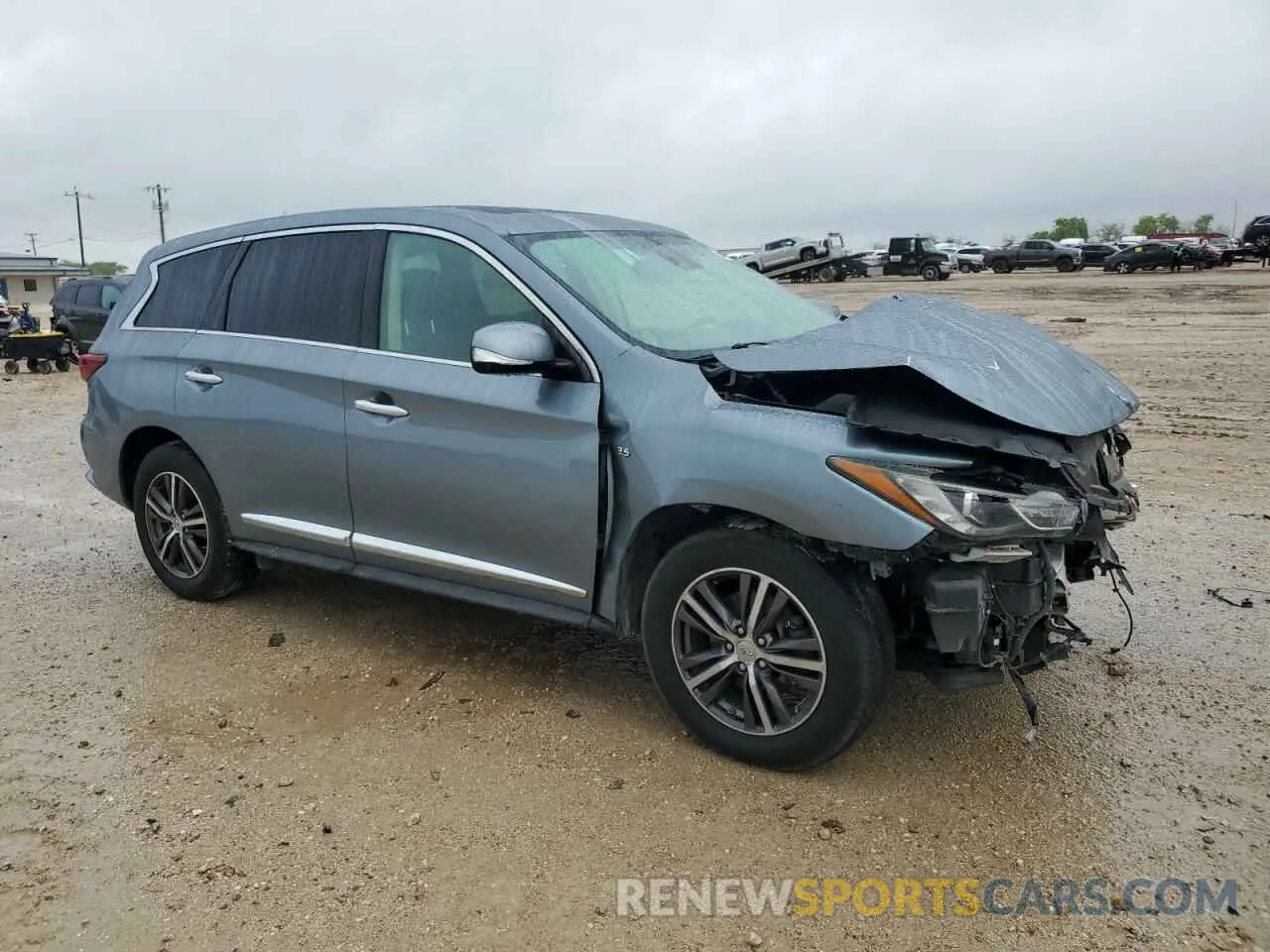 4 Photograph of a damaged car 5N1DL0MN7KC503343 INFINITI QX60 2019
