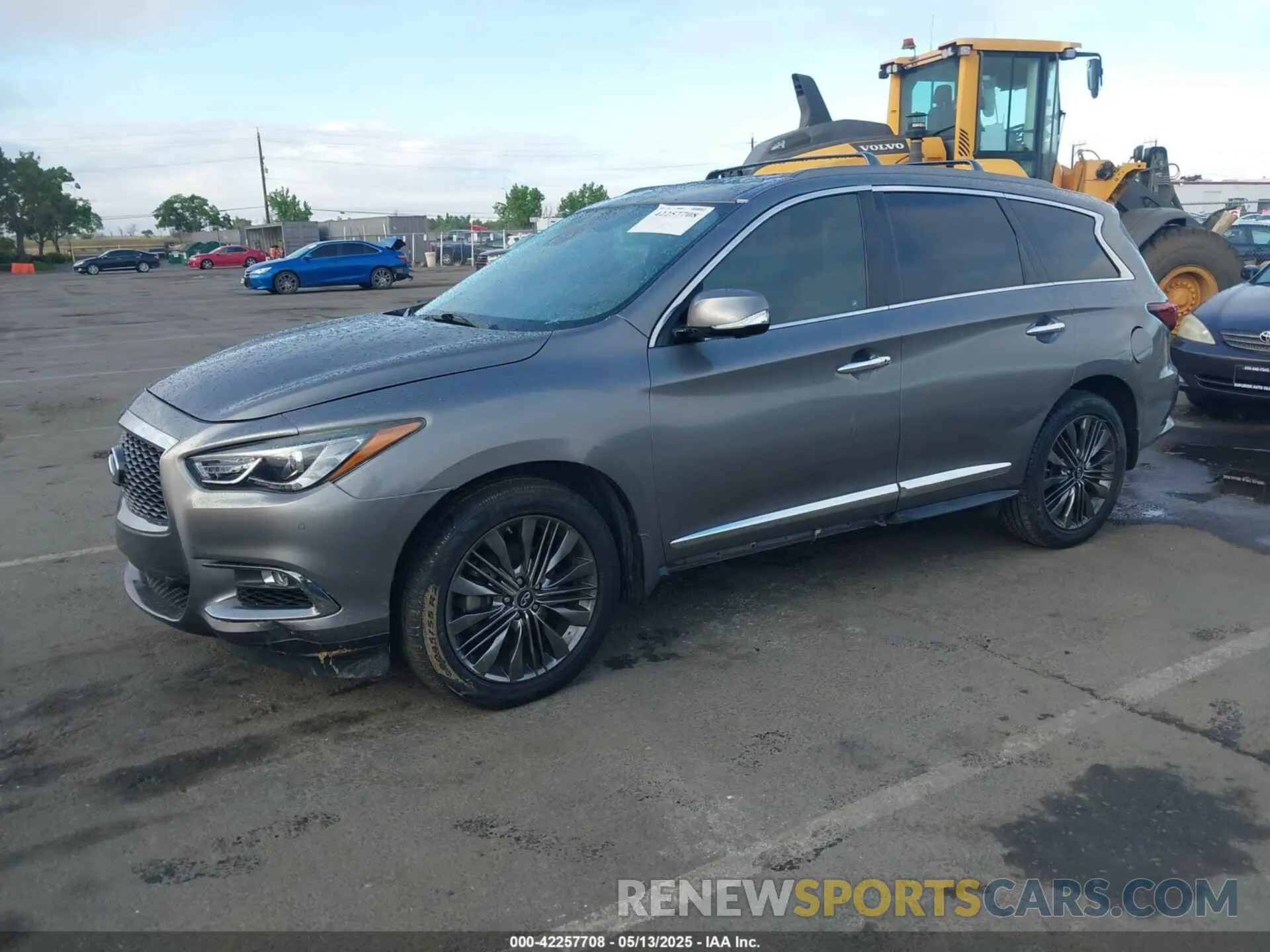 2 Photograph of a damaged car 5N1DL0MN7KC522605 INFINITI QX60 2019