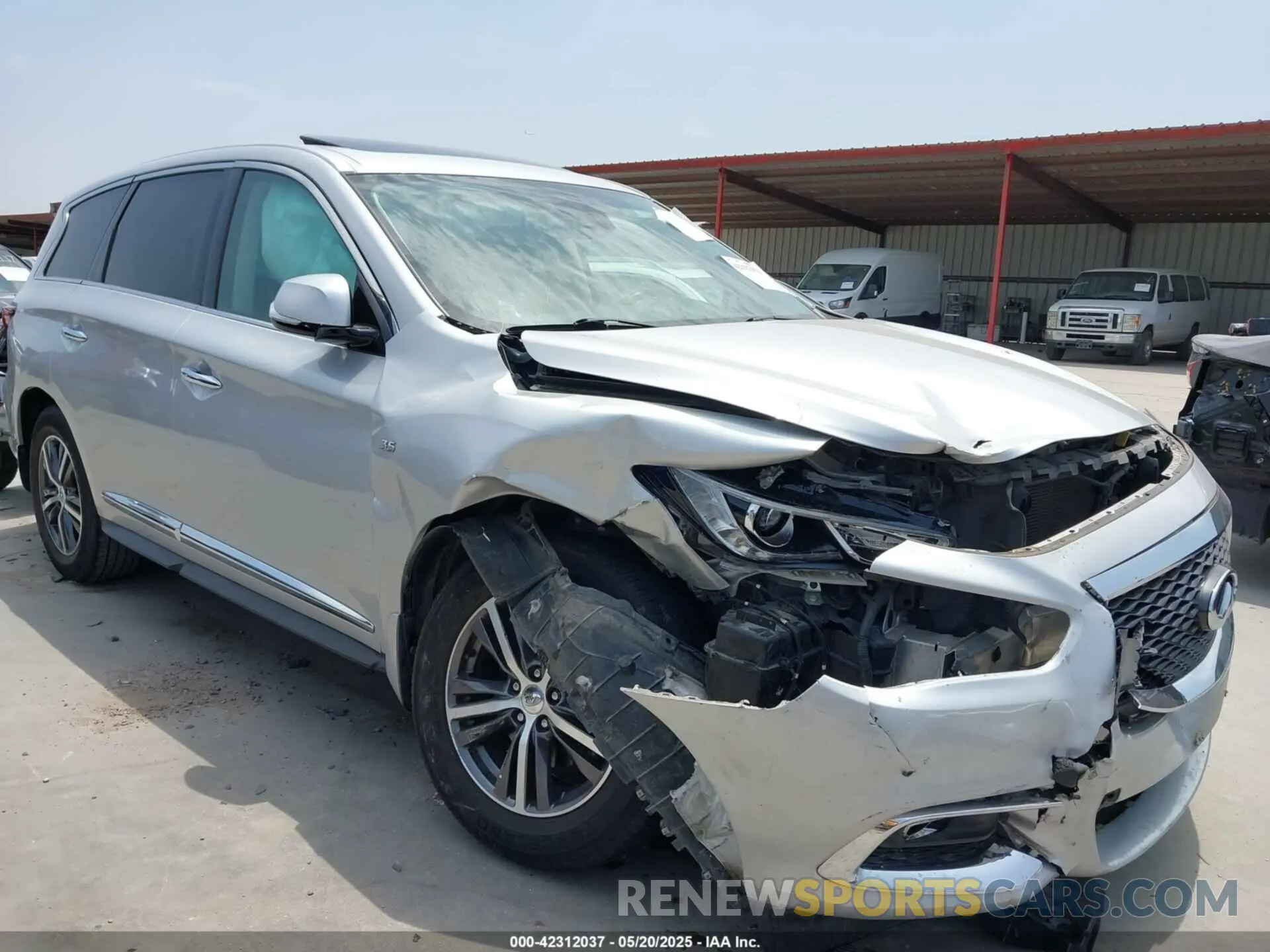 1 Фотография поврежденного автомобиля 5N1DL0MN8KC548730 INFINITI QX60 2019