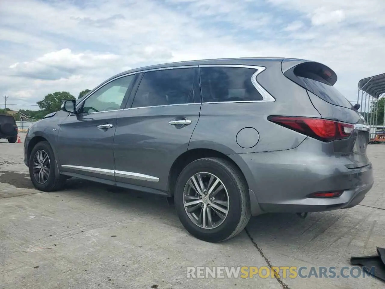 2 Photograph of a damaged car 5N1DL0MN9KC566203 INFINITI QX60 2019