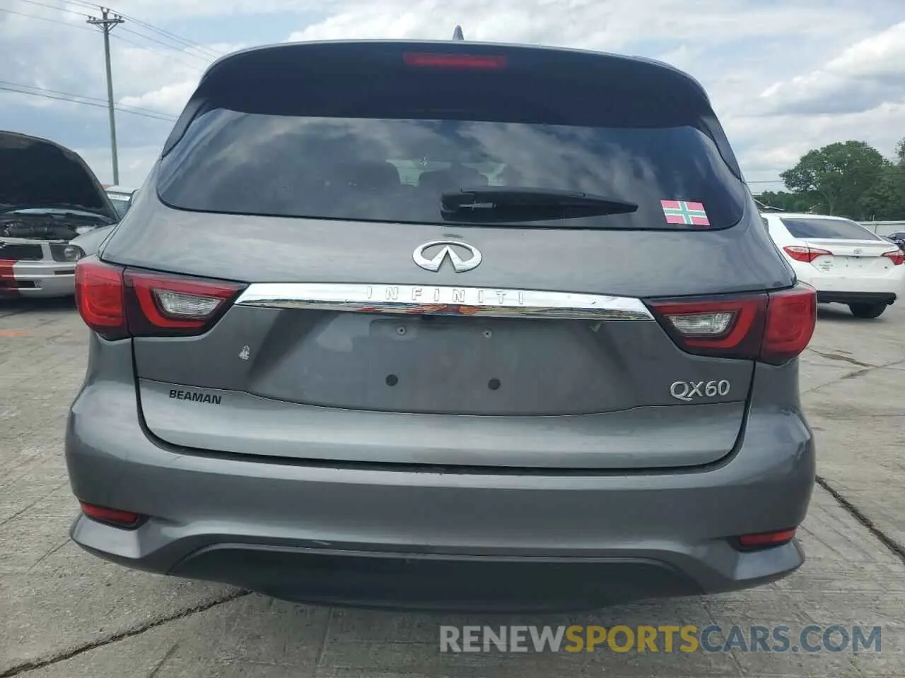6 Photograph of a damaged car 5N1DL0MN9KC566203 INFINITI QX60 2019