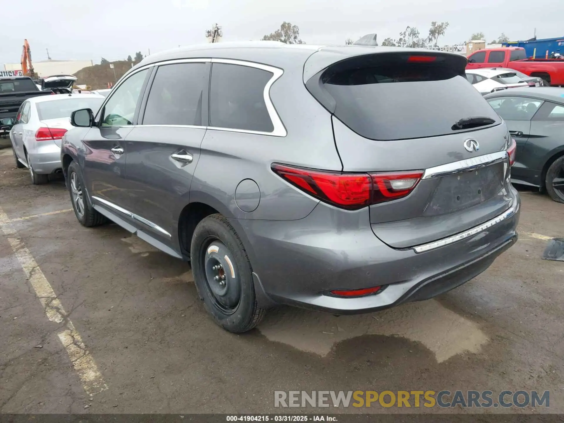 3 Photograph of a damaged car 5N1DL0MN9KC569666 INFINITI QX60 2019