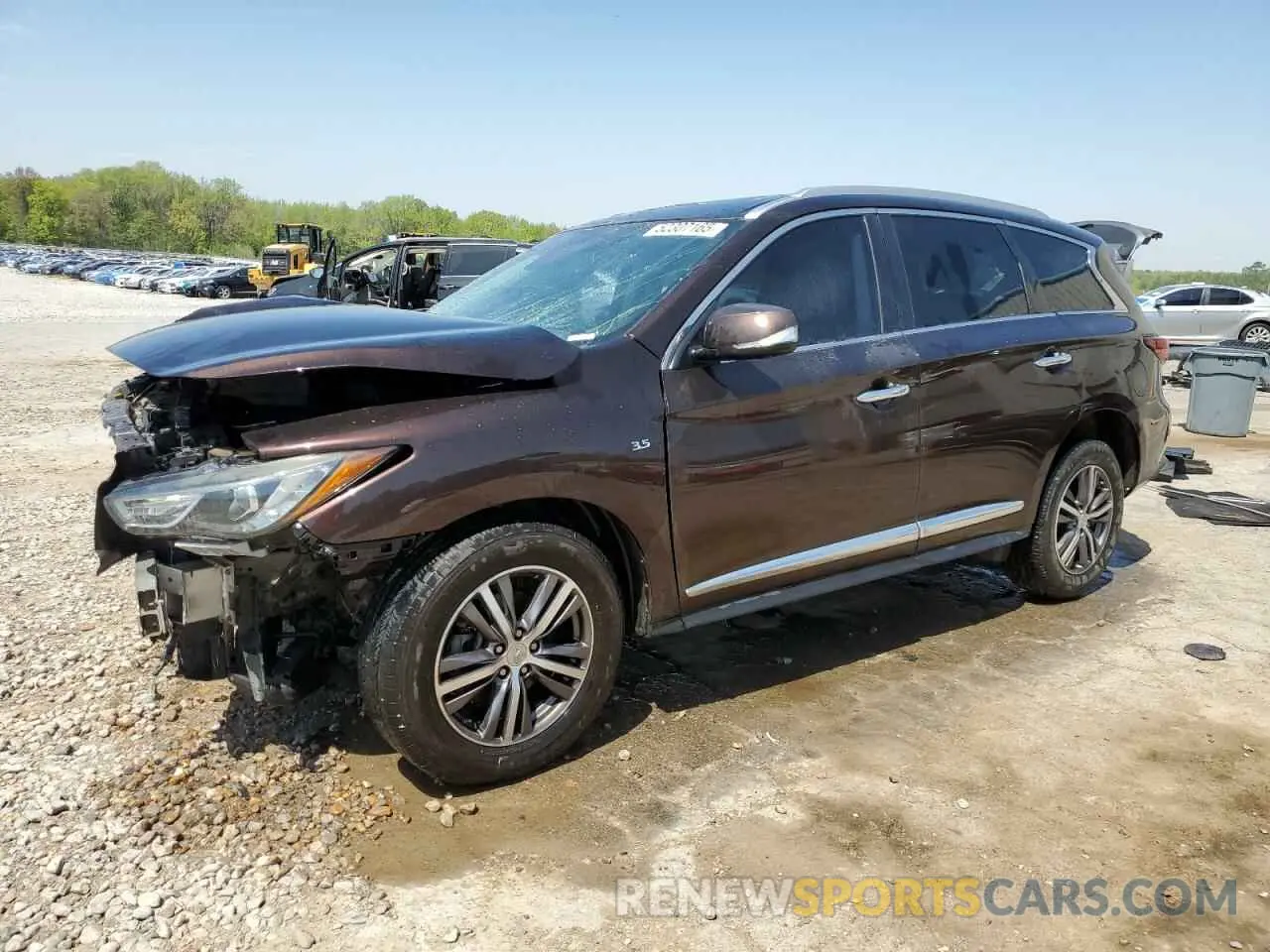 1 Photograph of a damaged car 5N1DL0MNXKC500419 INFINITI QX60 2019