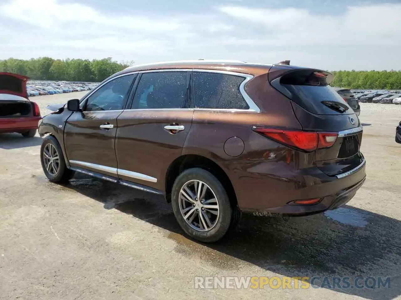 2 Photograph of a damaged car 5N1DL0MNXKC500419 INFINITI QX60 2019