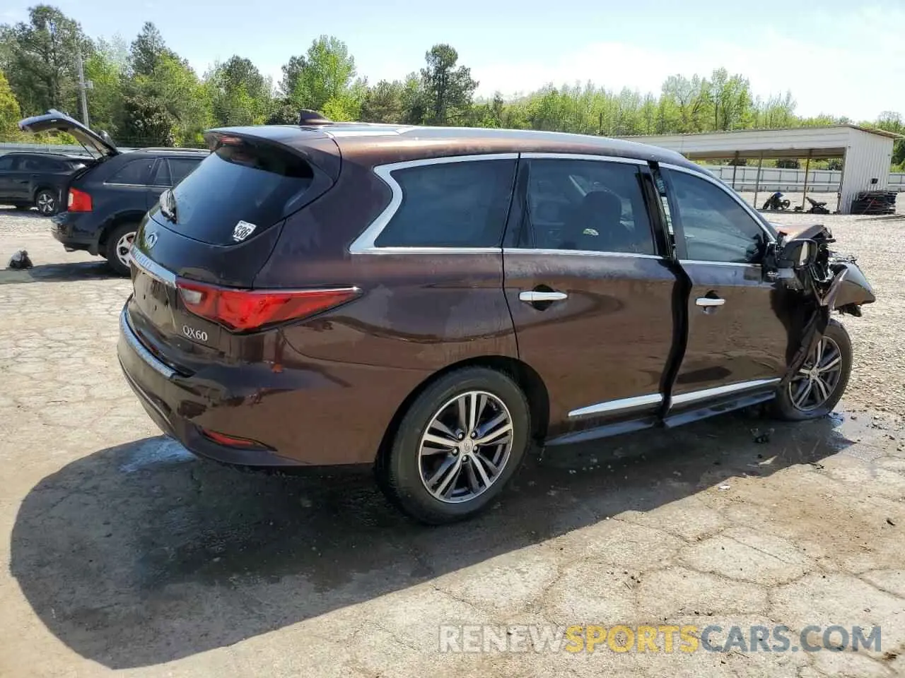 3 Photograph of a damaged car 5N1DL0MNXKC500419 INFINITI QX60 2019