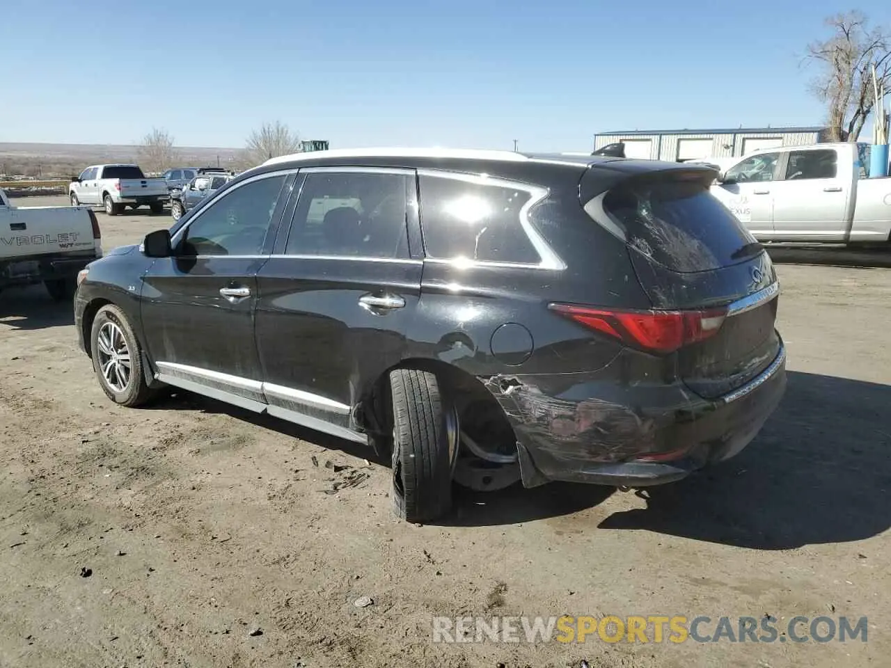 2 Photograph of a damaged car 5N1DL0MNXKC501800 INFINITI QX60 2019