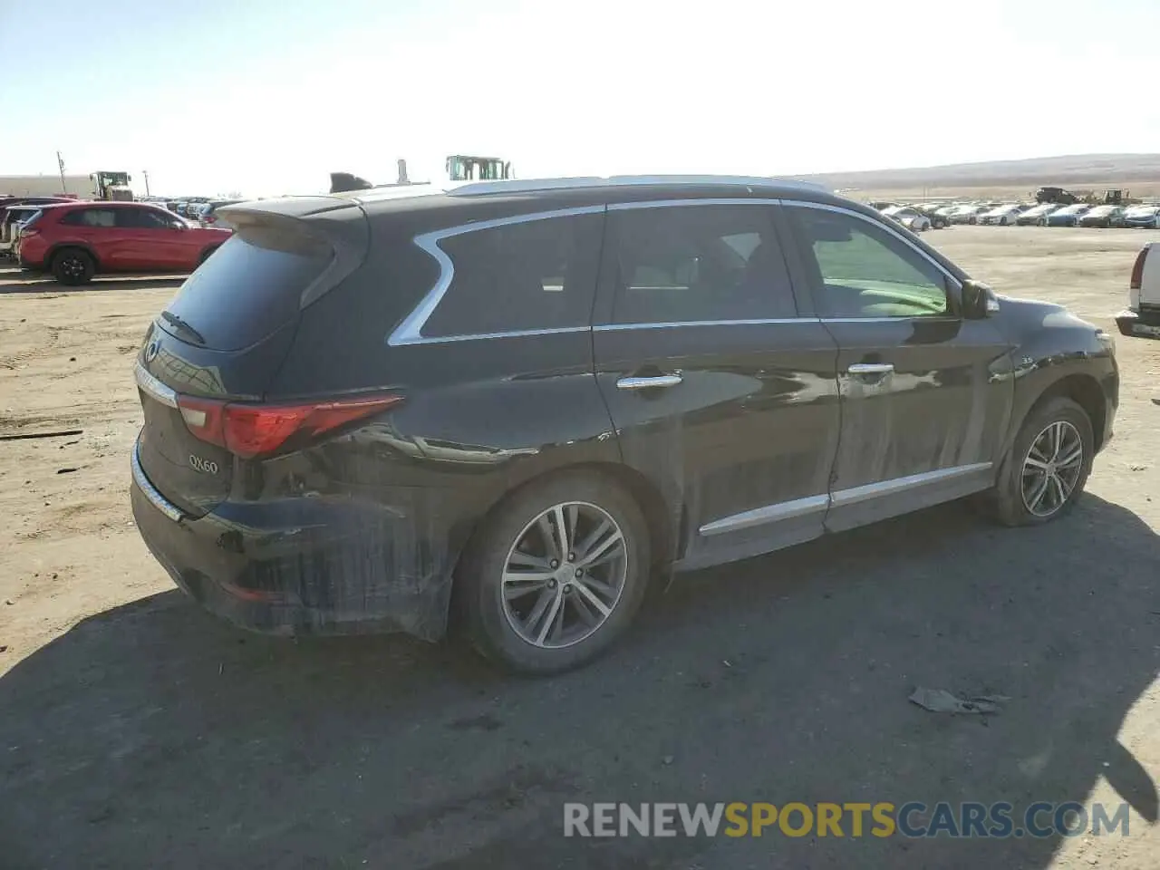 3 Photograph of a damaged car 5N1DL0MNXKC501800 INFINITI QX60 2019