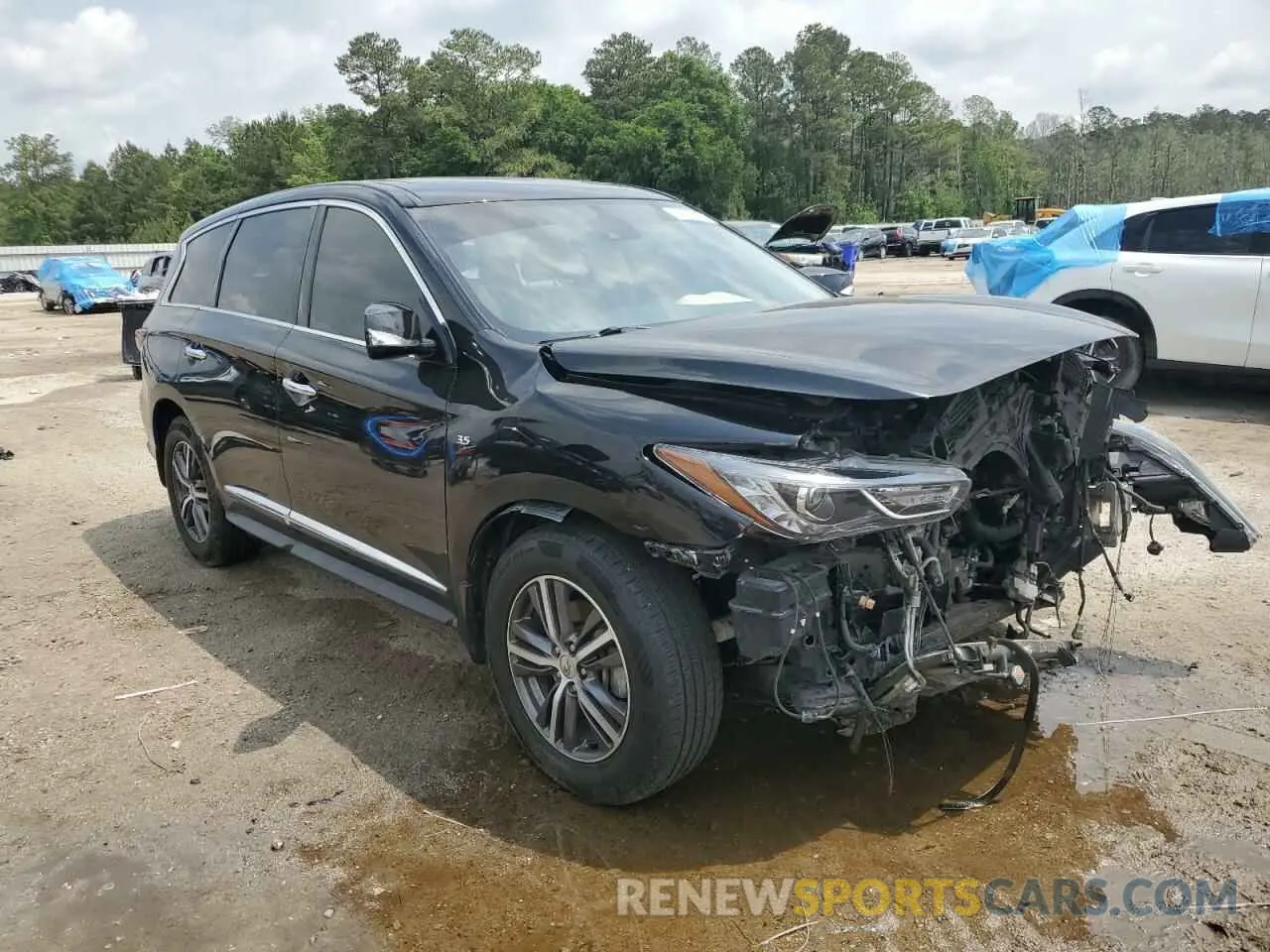 4 Фотография поврежденного автомобиля 5N1DL0MNXKC548664 INFINITI QX60 2019