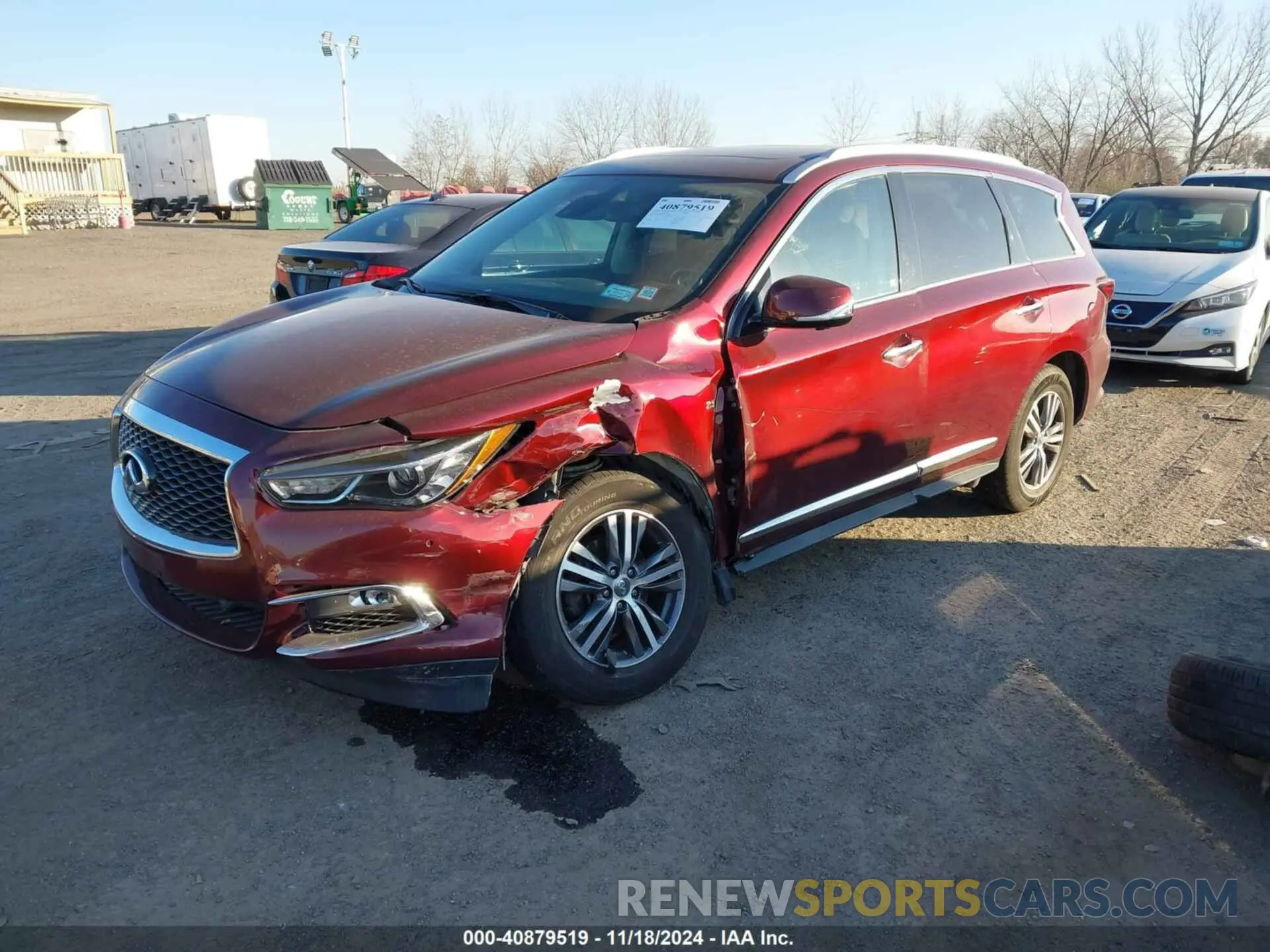 2 Photograph of a damaged car 5N1DL0MM0LC511566 INFINITI QX60 2020