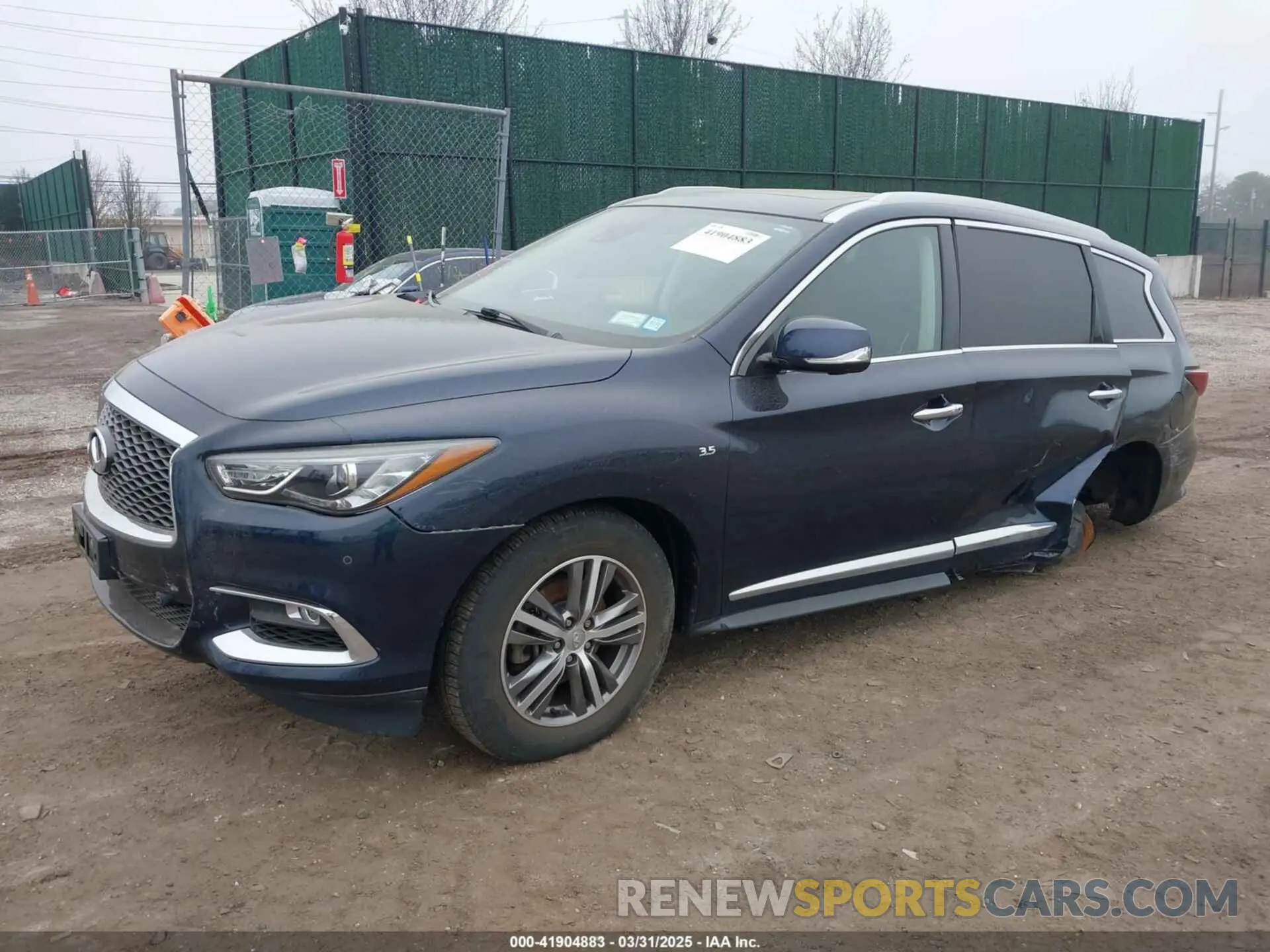 2 Photograph of a damaged car 5N1DL0MM0LC515634 INFINITI QX60 2020