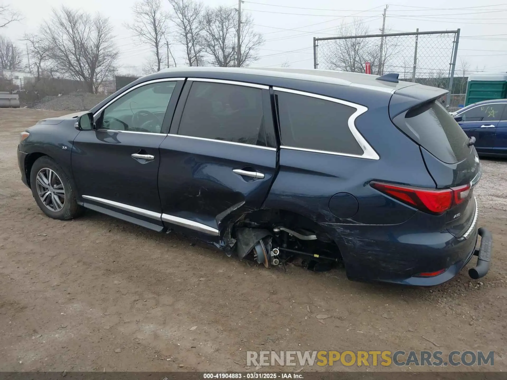 3 Photograph of a damaged car 5N1DL0MM0LC515634 INFINITI QX60 2020