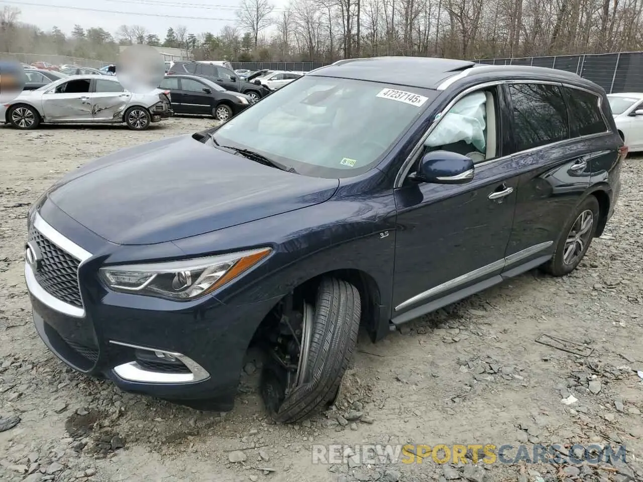 1 Фотография поврежденного автомобиля 5N1DL0MM0LC540954 INFINITI QX60 2020