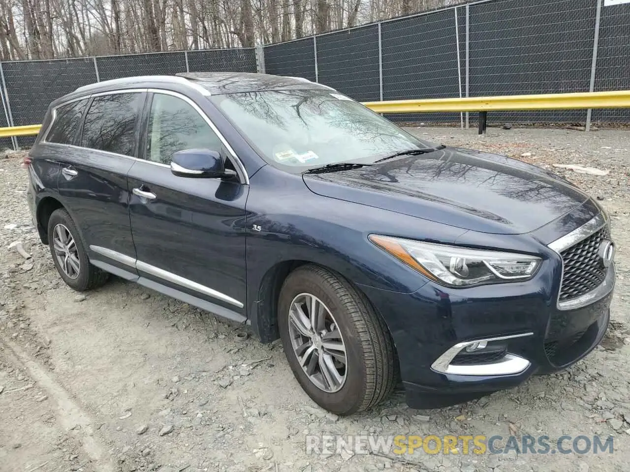4 Фотография поврежденного автомобиля 5N1DL0MM0LC540954 INFINITI QX60 2020