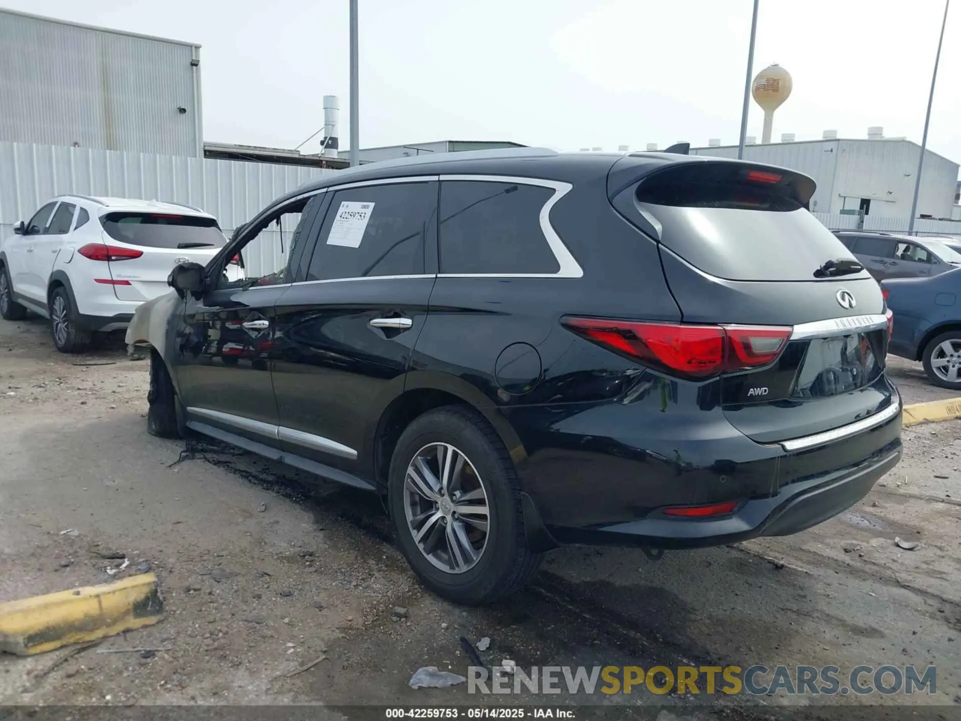 3 Фотография поврежденного автомобиля 5N1DL0MM1LC513066 INFINITI QX60 2020