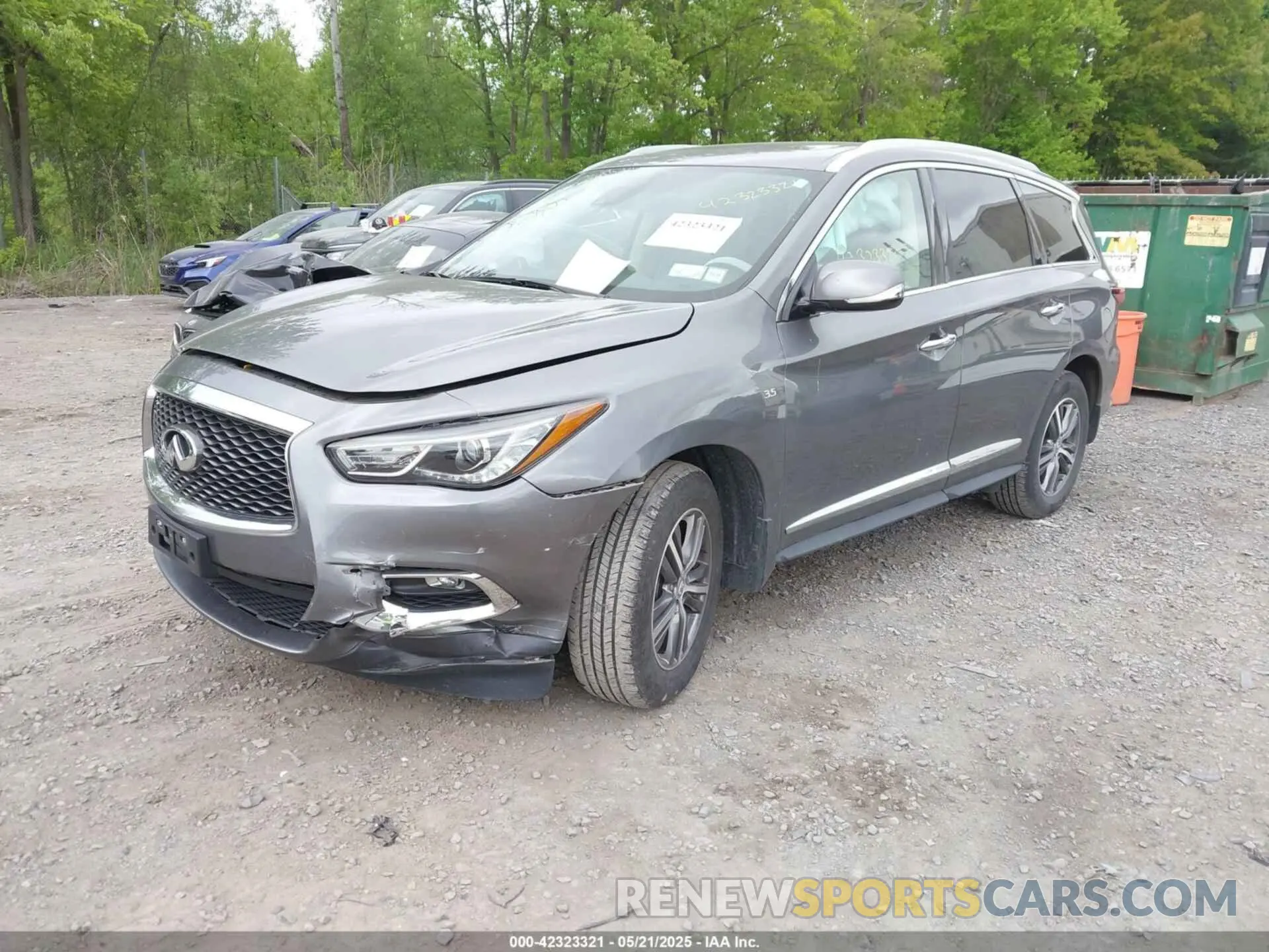 2 Фотография поврежденного автомобиля 5N1DL0MM1LC537478 INFINITI QX60 2020