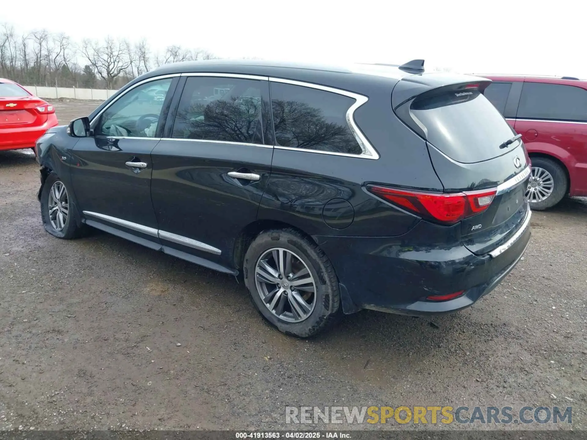 3 Фотография поврежденного автомобиля 5N1DL0MM2LC514730 INFINITI QX60 2020
