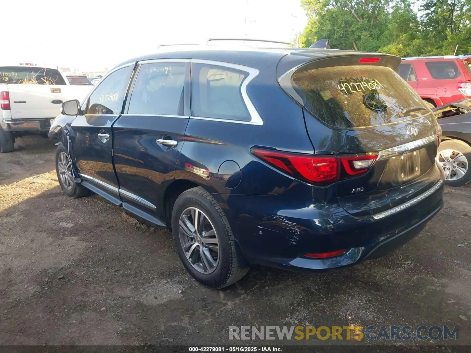 3 Фотография поврежденного автомобиля 5N1DL0MM3LC513490 INFINITI QX60 2020