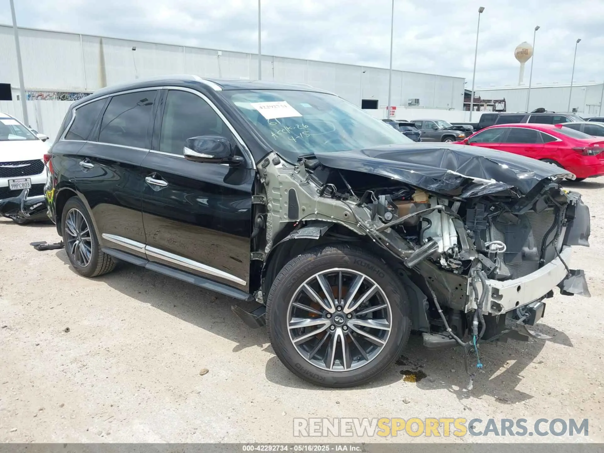 1 Photograph of a damaged car 5N1DL0MM3LC524411 INFINITI QX60 2020