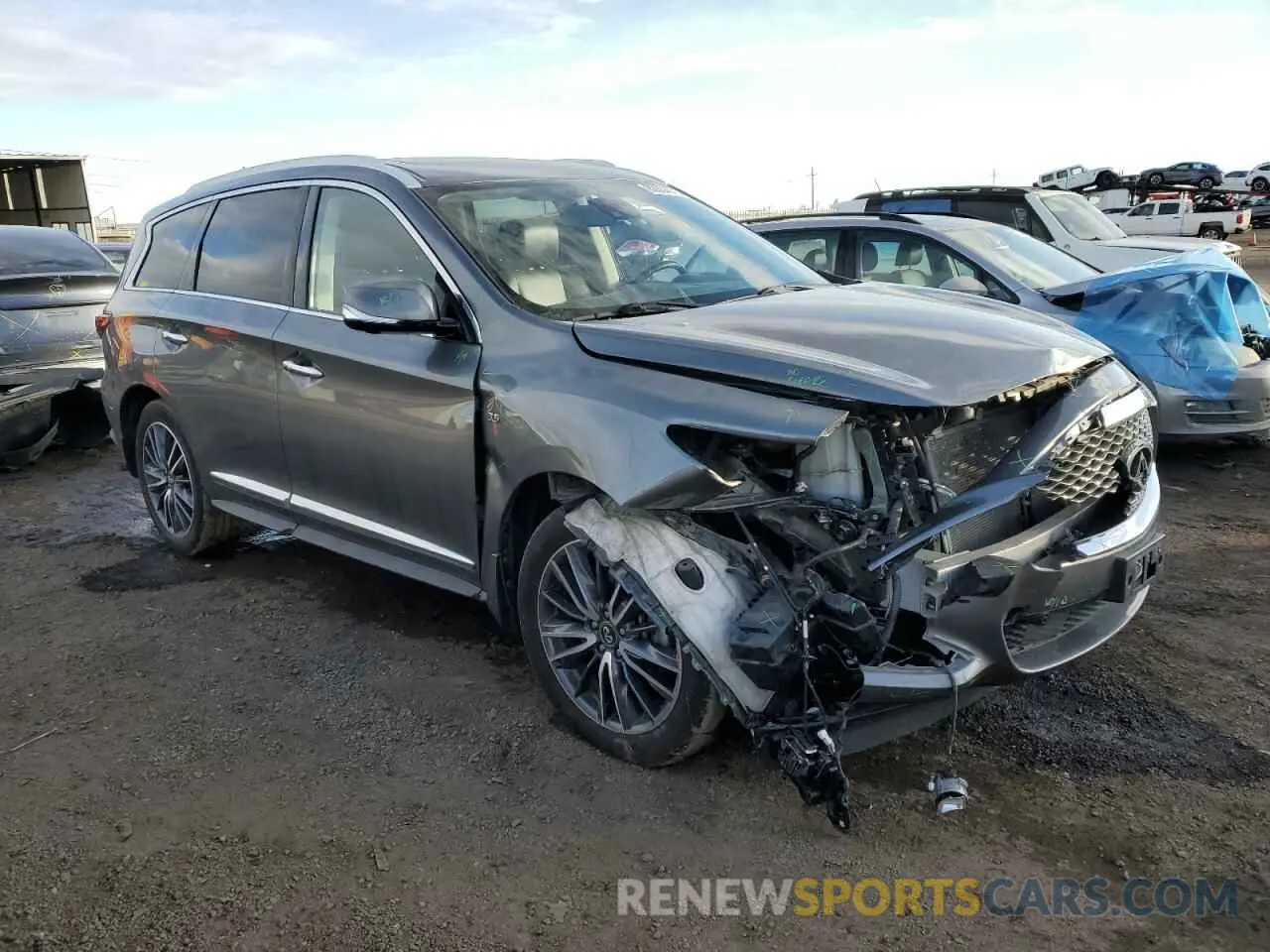 4 Photograph of a damaged car 5N1DL0MM5LC506833 INFINITI QX60 2020
