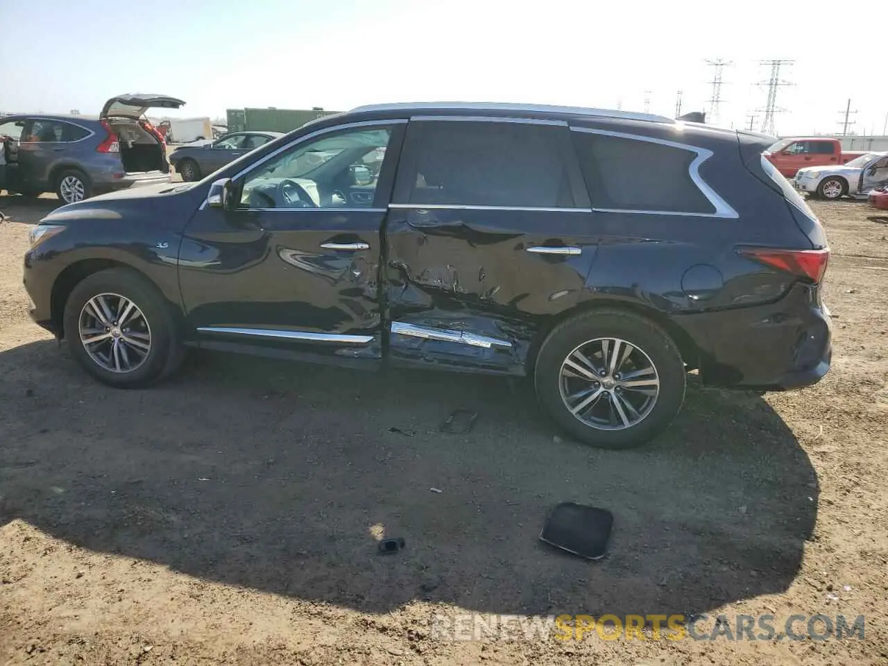 2 Photograph of a damaged car 5N1DL0MM5LC508386 INFINITI QX60 2020