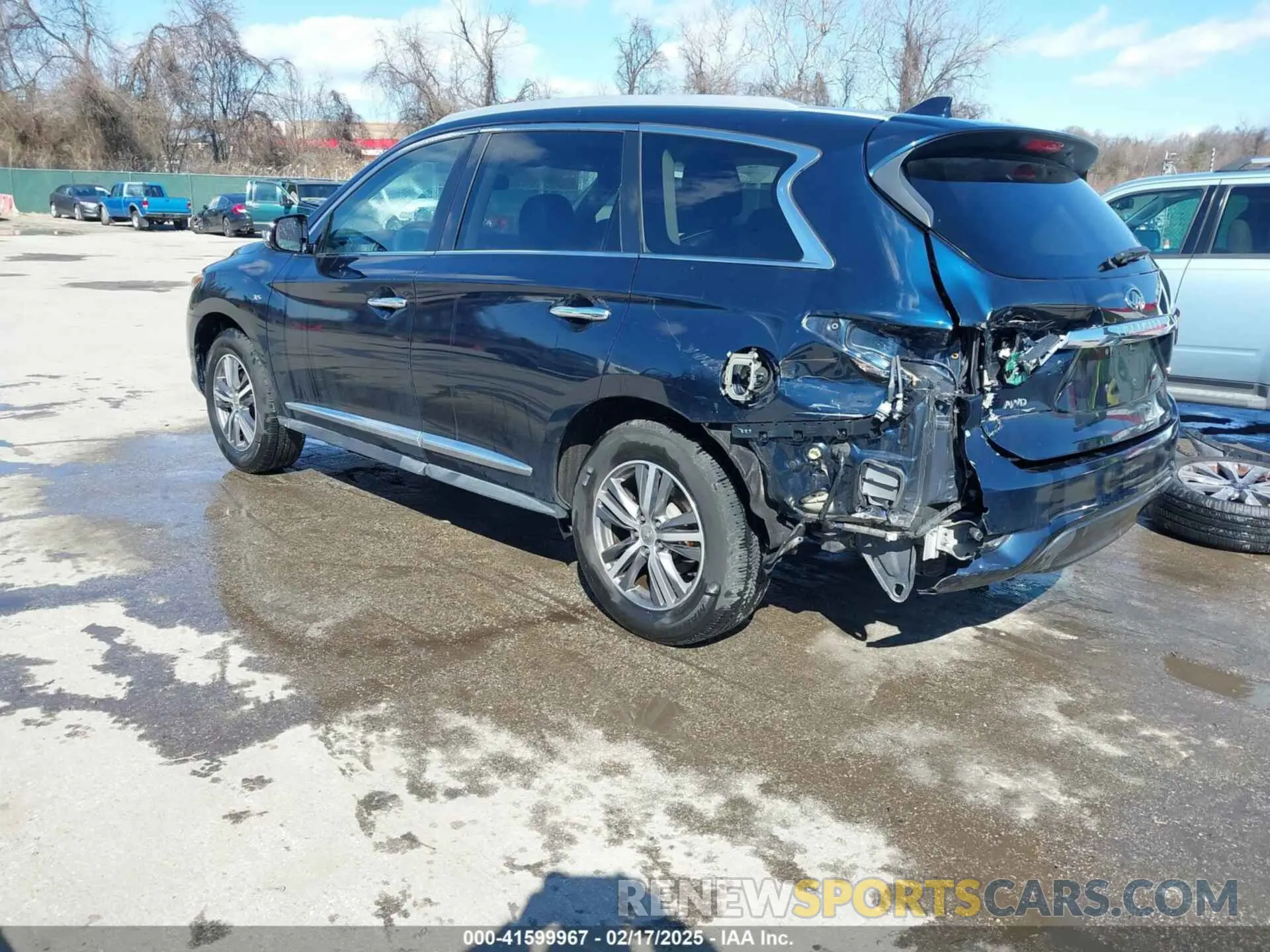 3 Photograph of a damaged car 5N1DL0MM5LC518335 INFINITI QX60 2020