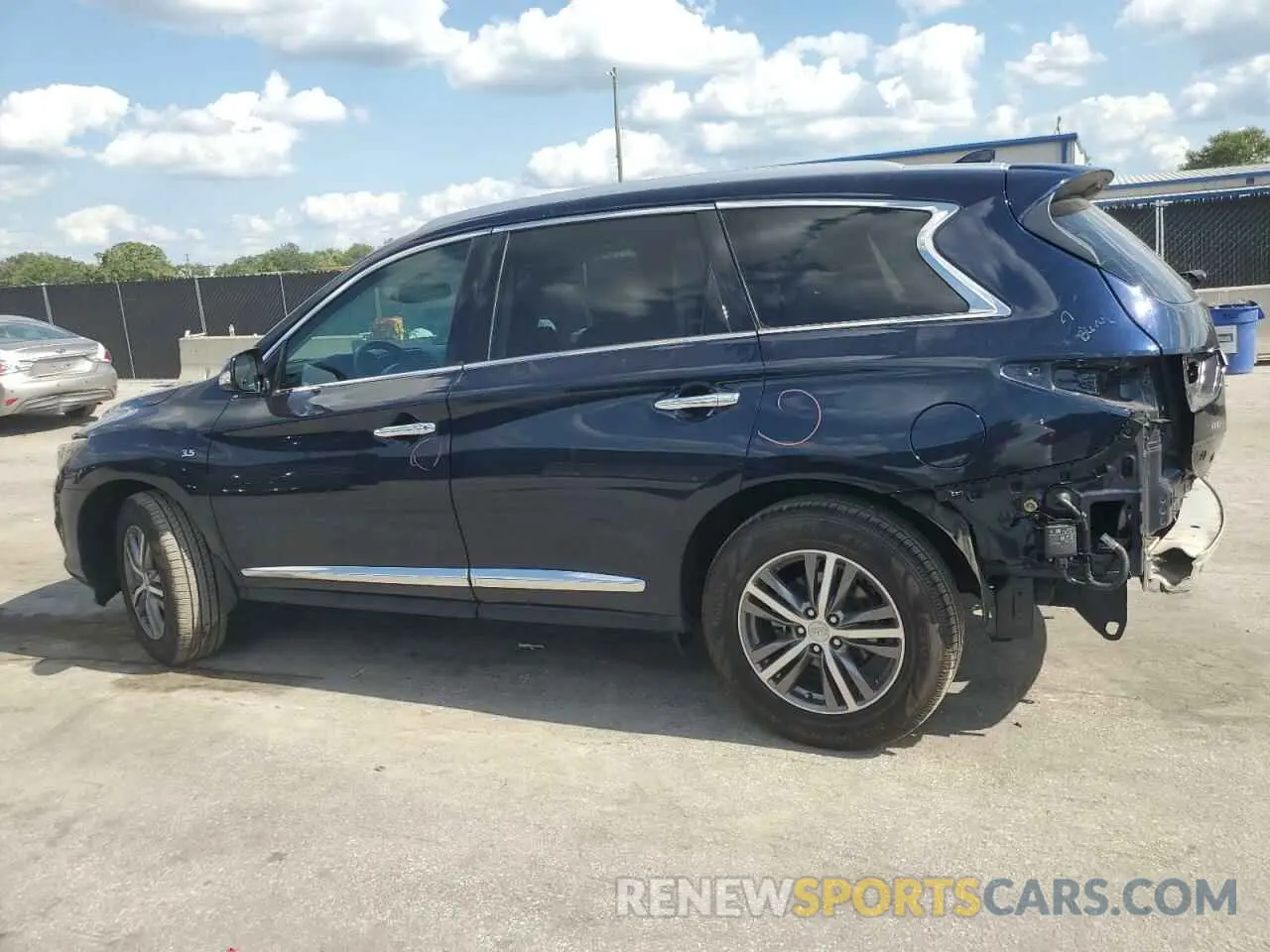 2 Photograph of a damaged car 5N1DL0MM5LC521896 INFINITI QX60 2020