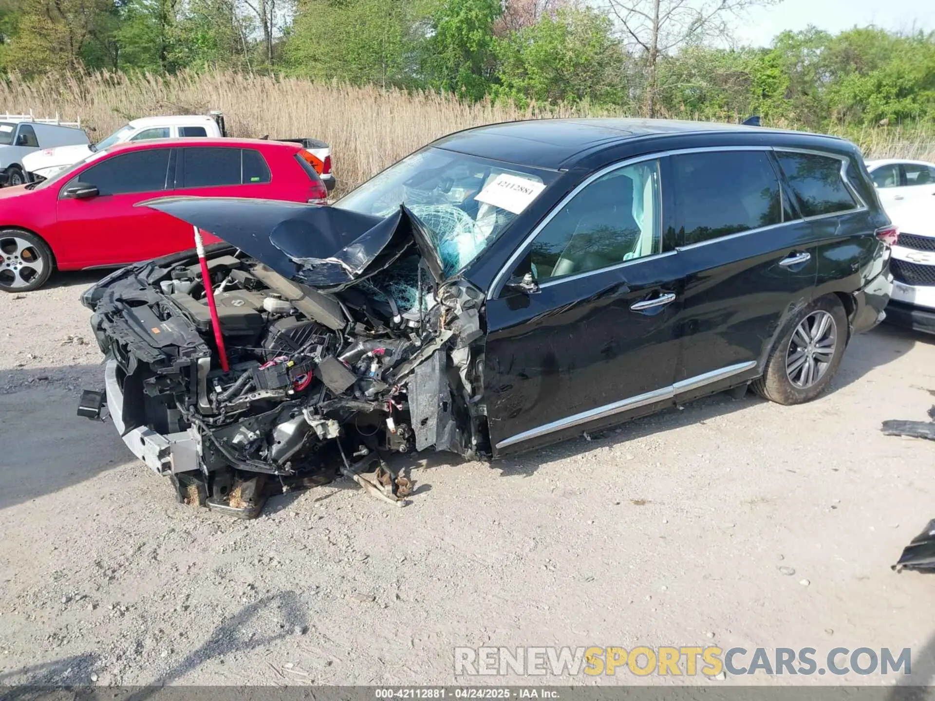 2 Photograph of a damaged car 5N1DL0MM7LC540417 INFINITI QX60 2020