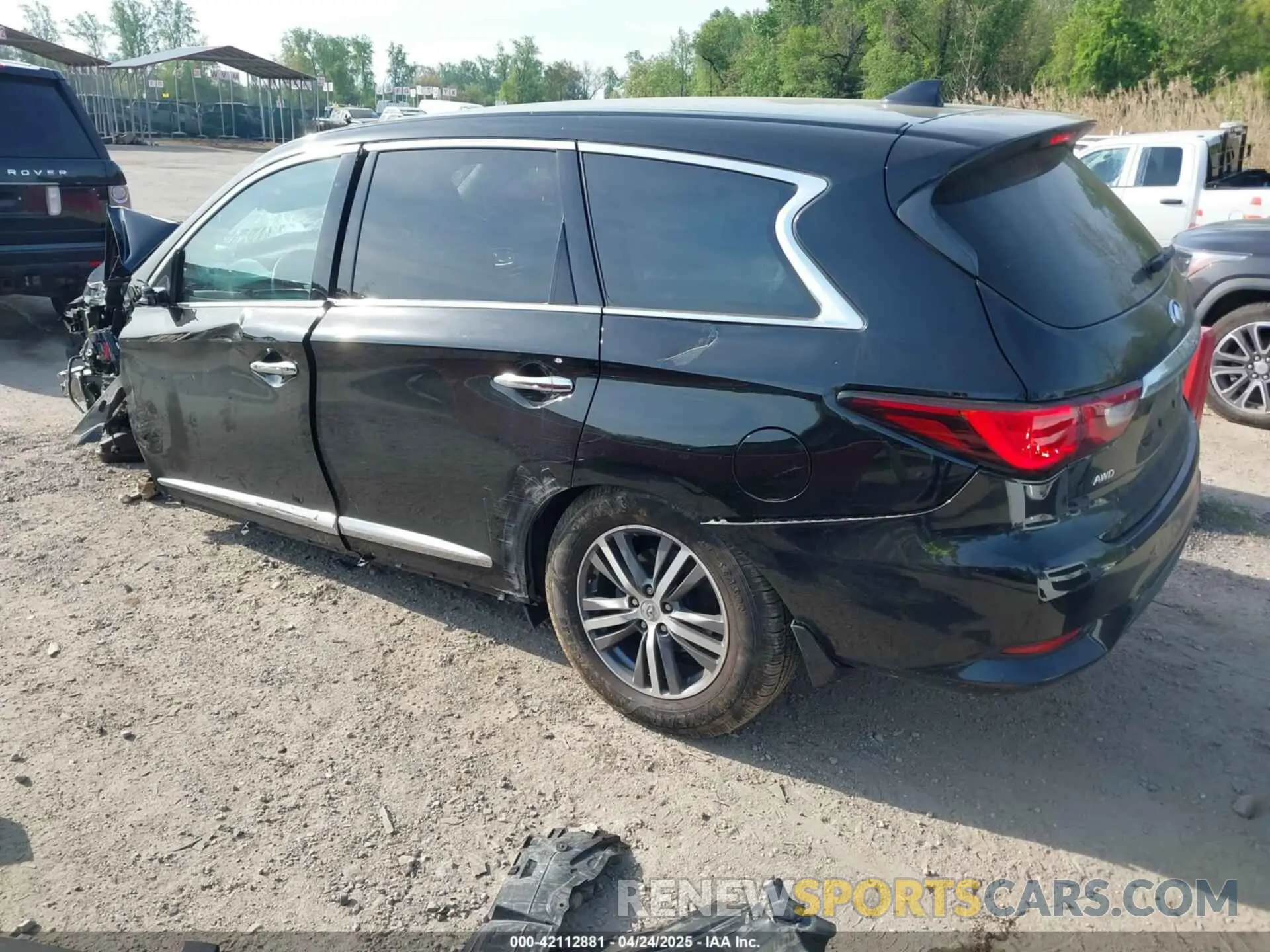 3 Photograph of a damaged car 5N1DL0MM7LC540417 INFINITI QX60 2020