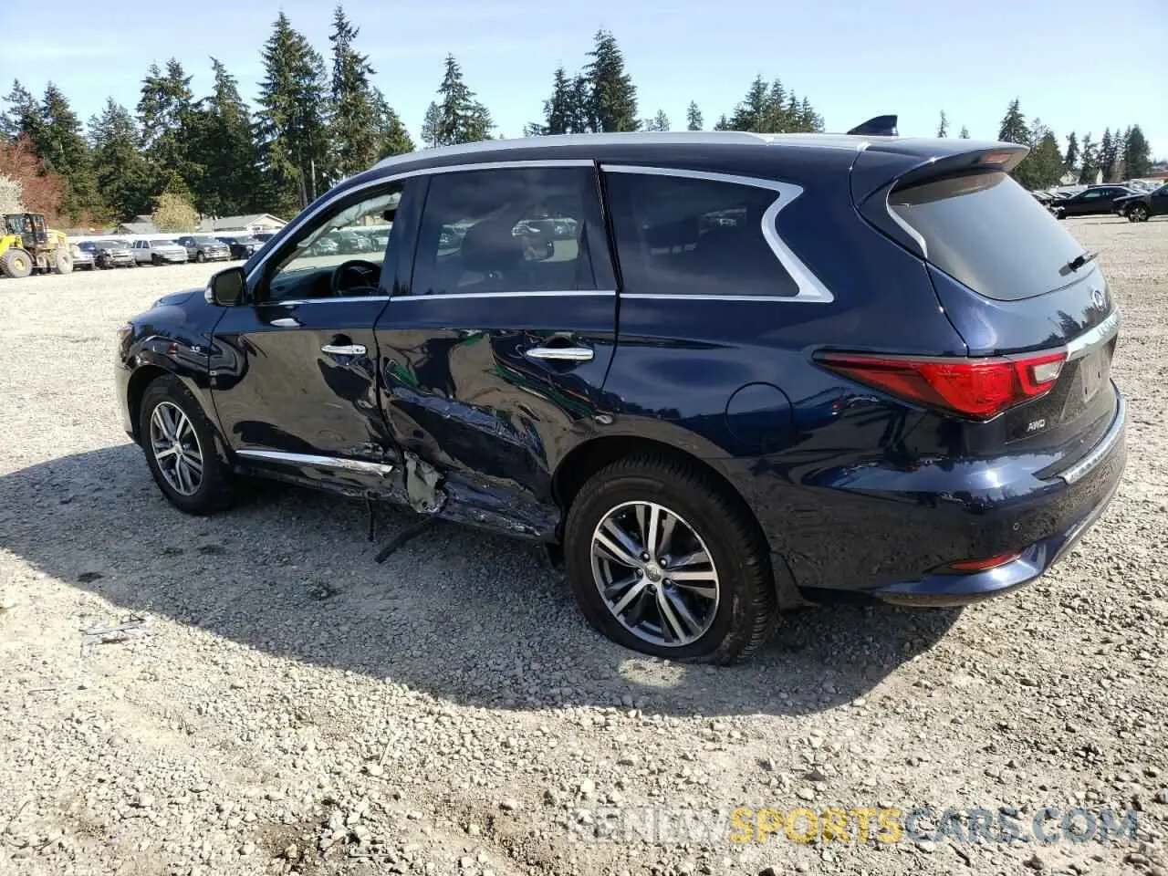 2 Photograph of a damaged car 5N1DL0MM9LC526762 INFINITI QX60 2020