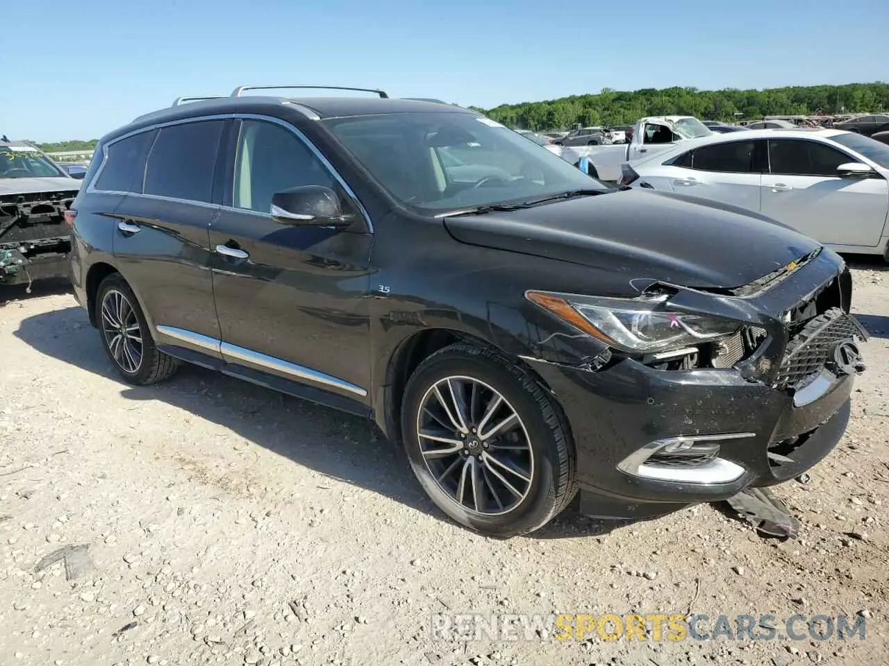 4 Photograph of a damaged car 5N1DL0MM9LC530326 INFINITI QX60 2020