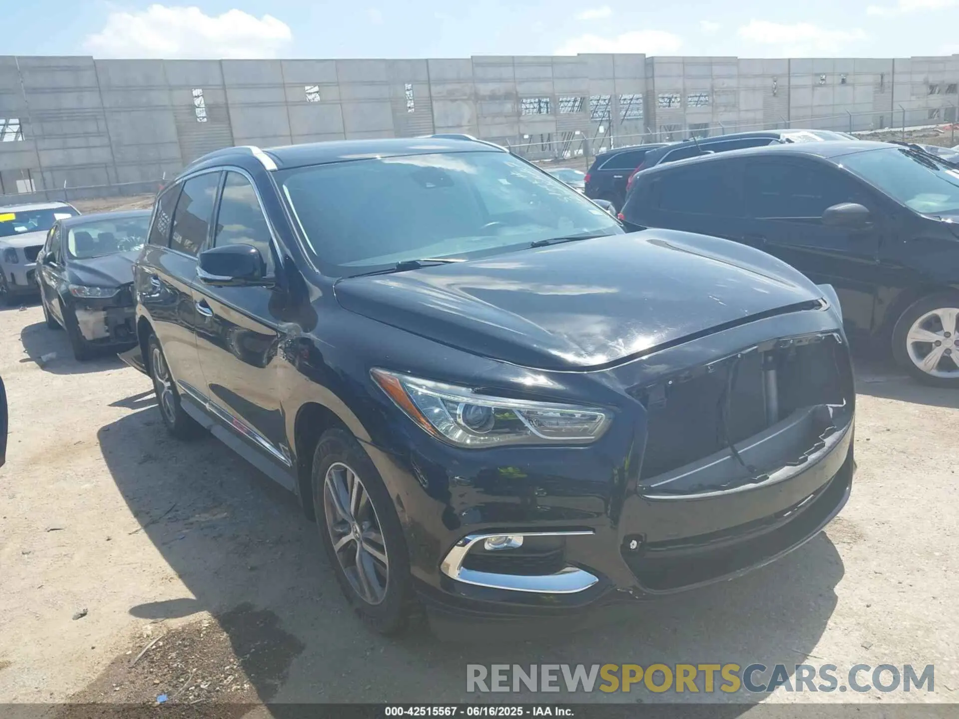 1 Фотография поврежденного автомобиля 5N1DL0MMXLC502566 INFINITI QX60 2020