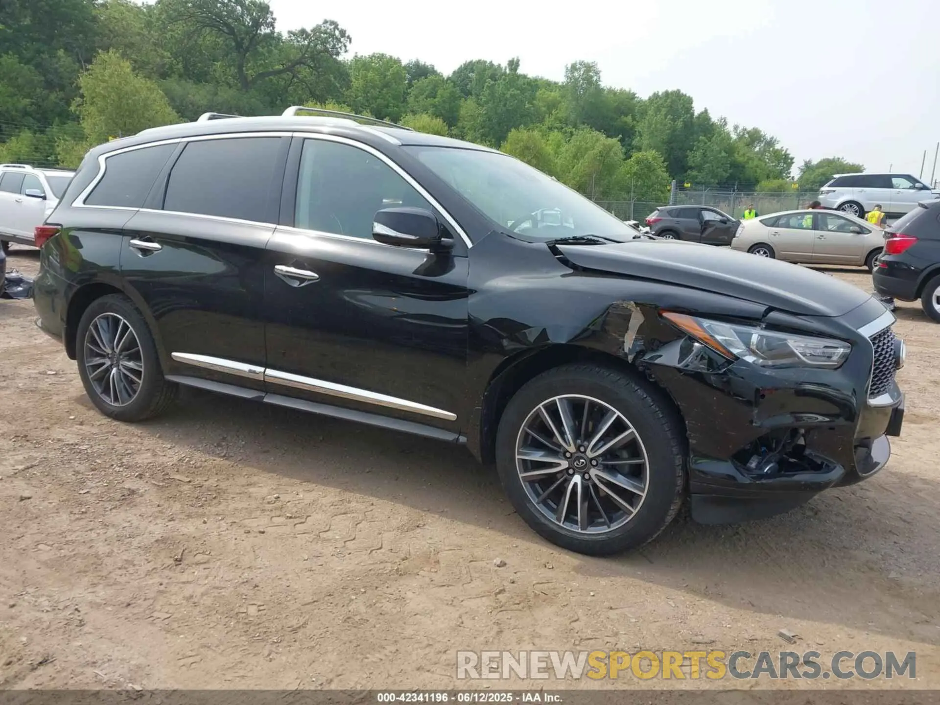 1 Photograph of a damaged car 5N1DL0MMXLC513079 INFINITI QX60 2020