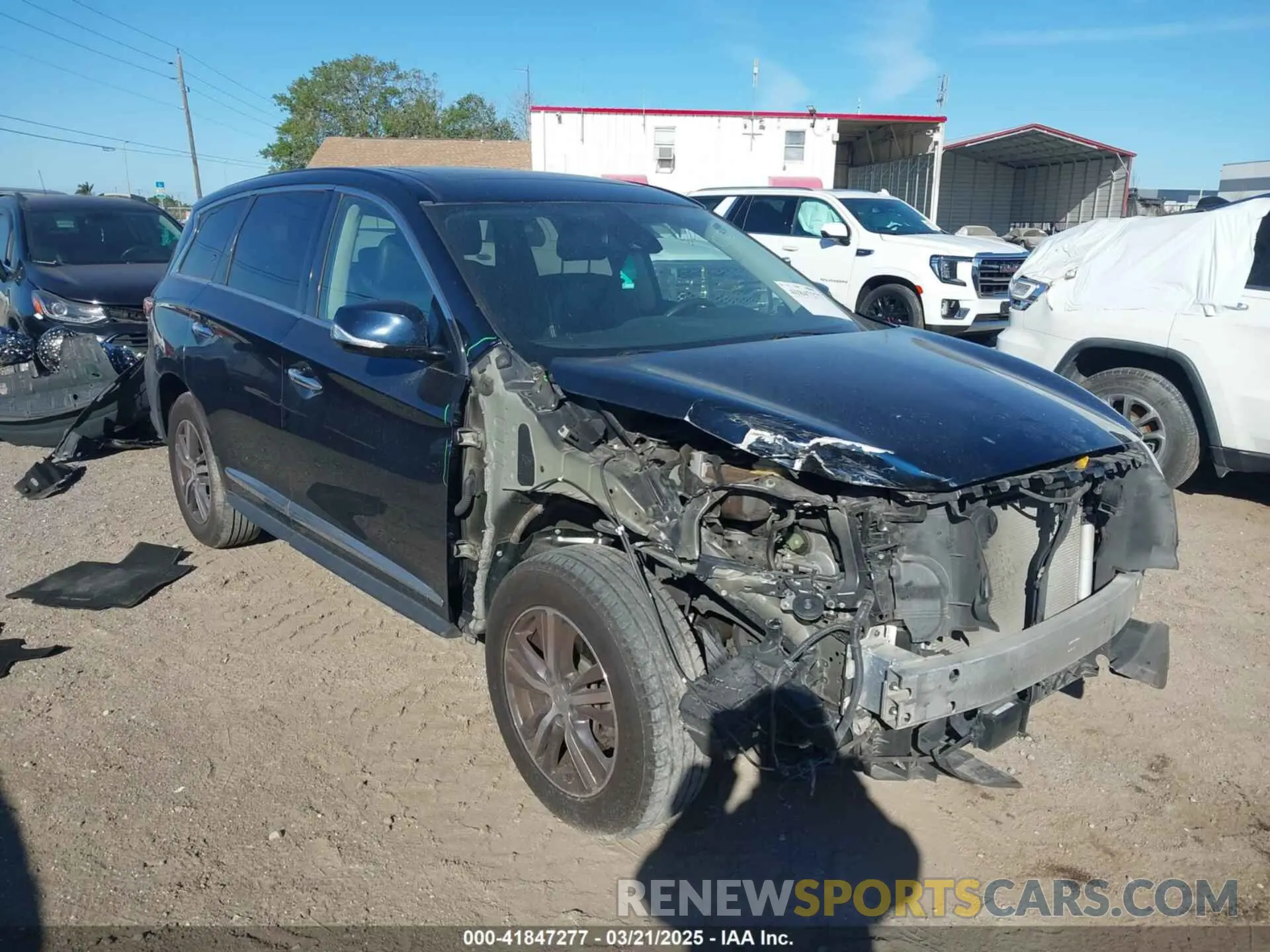 1 Photograph of a damaged car 5N1DL0MMXLC526804 INFINITI QX60 2020