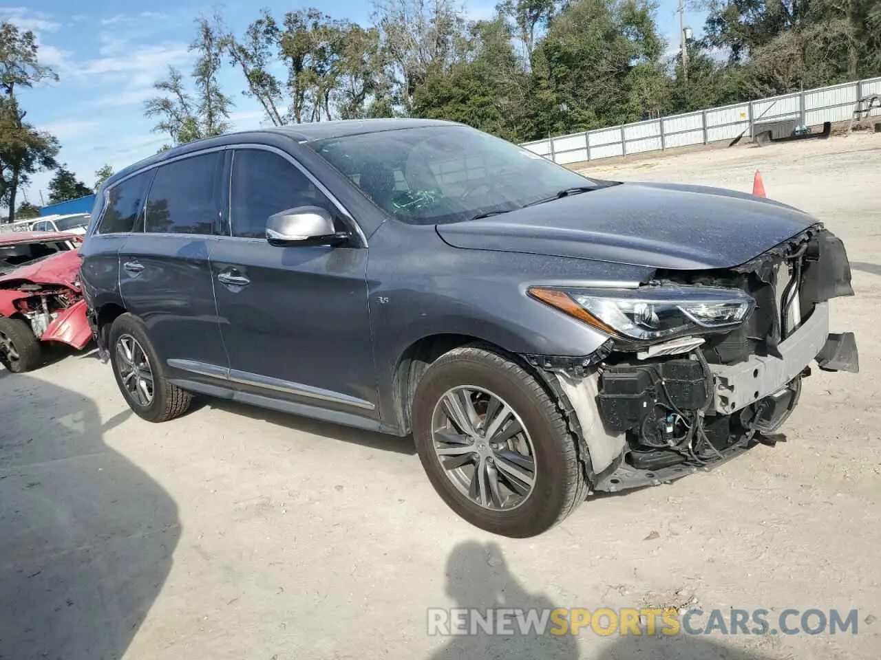 4 Фотография поврежденного автомобиля 5N1DL0MMXLC529928 INFINITI QX60 2020
