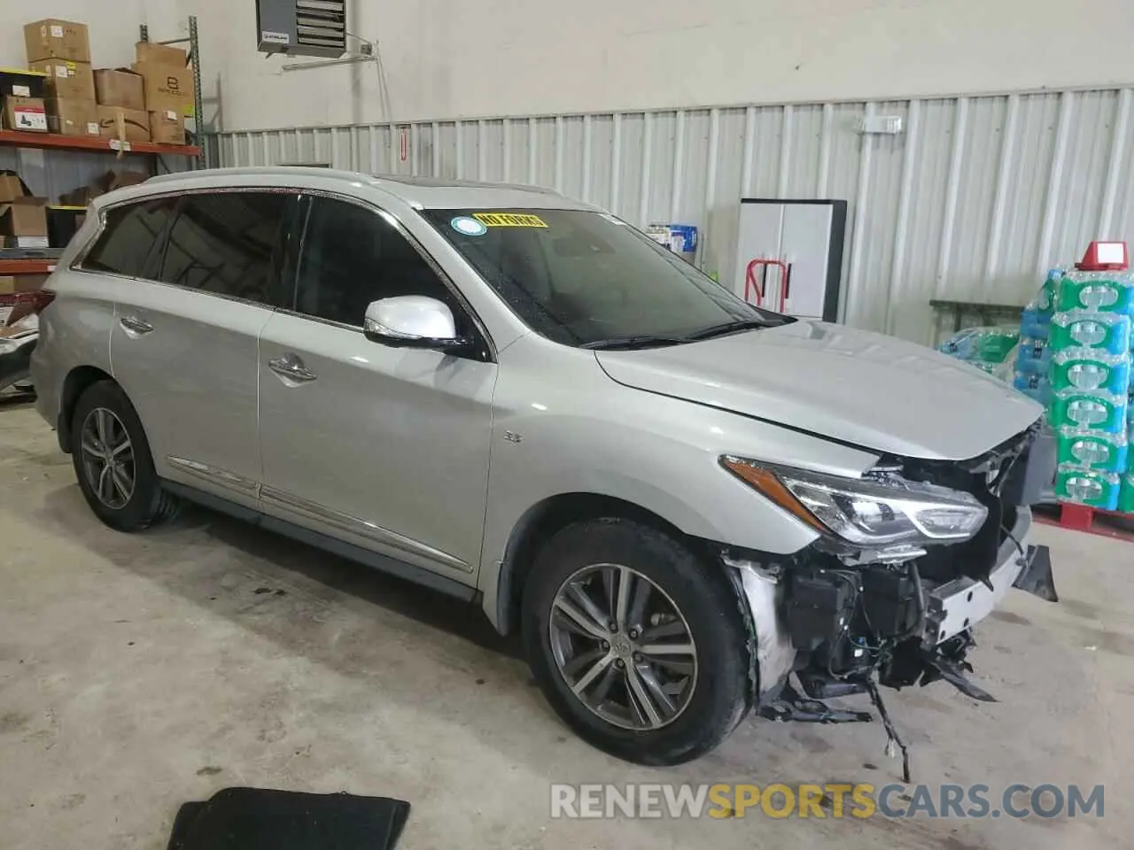 4 Photograph of a damaged car 5N1DL0MN0LC522818 INFINITI QX60 2020