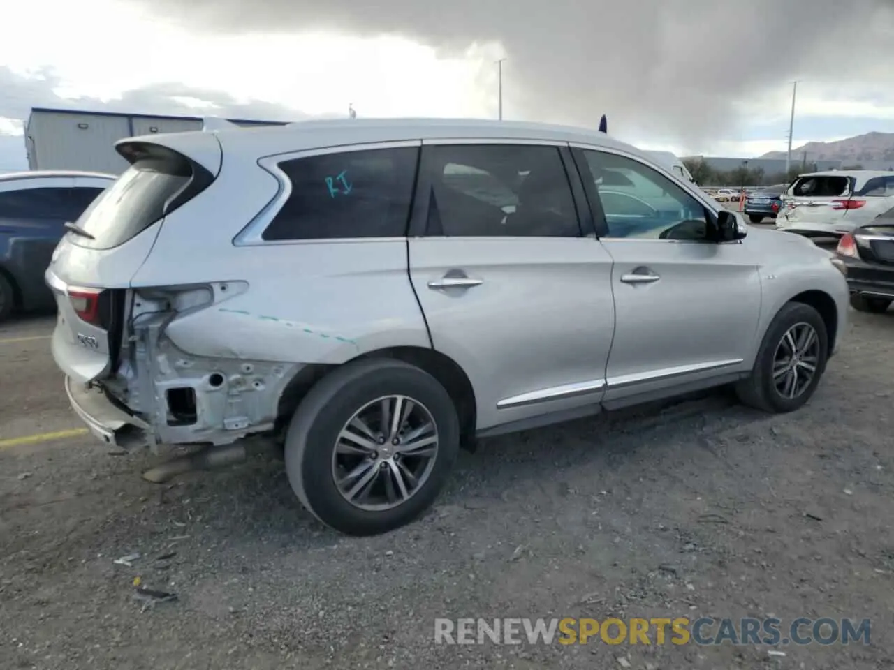 3 Фотография поврежденного автомобиля 5N1DL0MN1LC516168 INFINITI QX60 2020