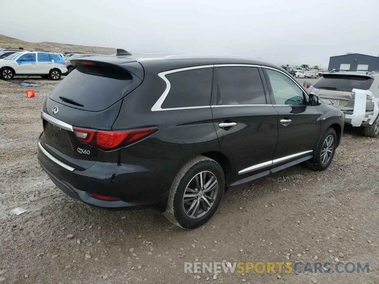 3 Photograph of a damaged car 5N1DL0MN1LC529714 INFINITI QX60 2020